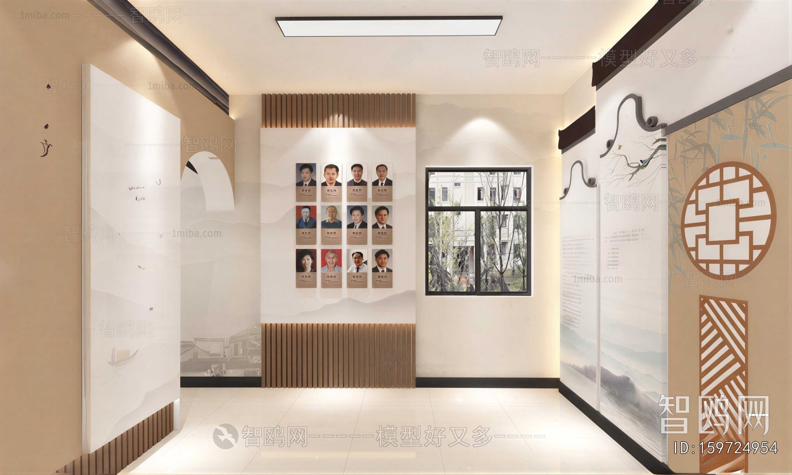 New Chinese Style Exhibition Hall