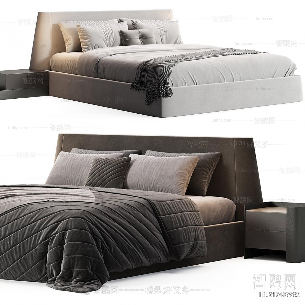 Modern Double Bed