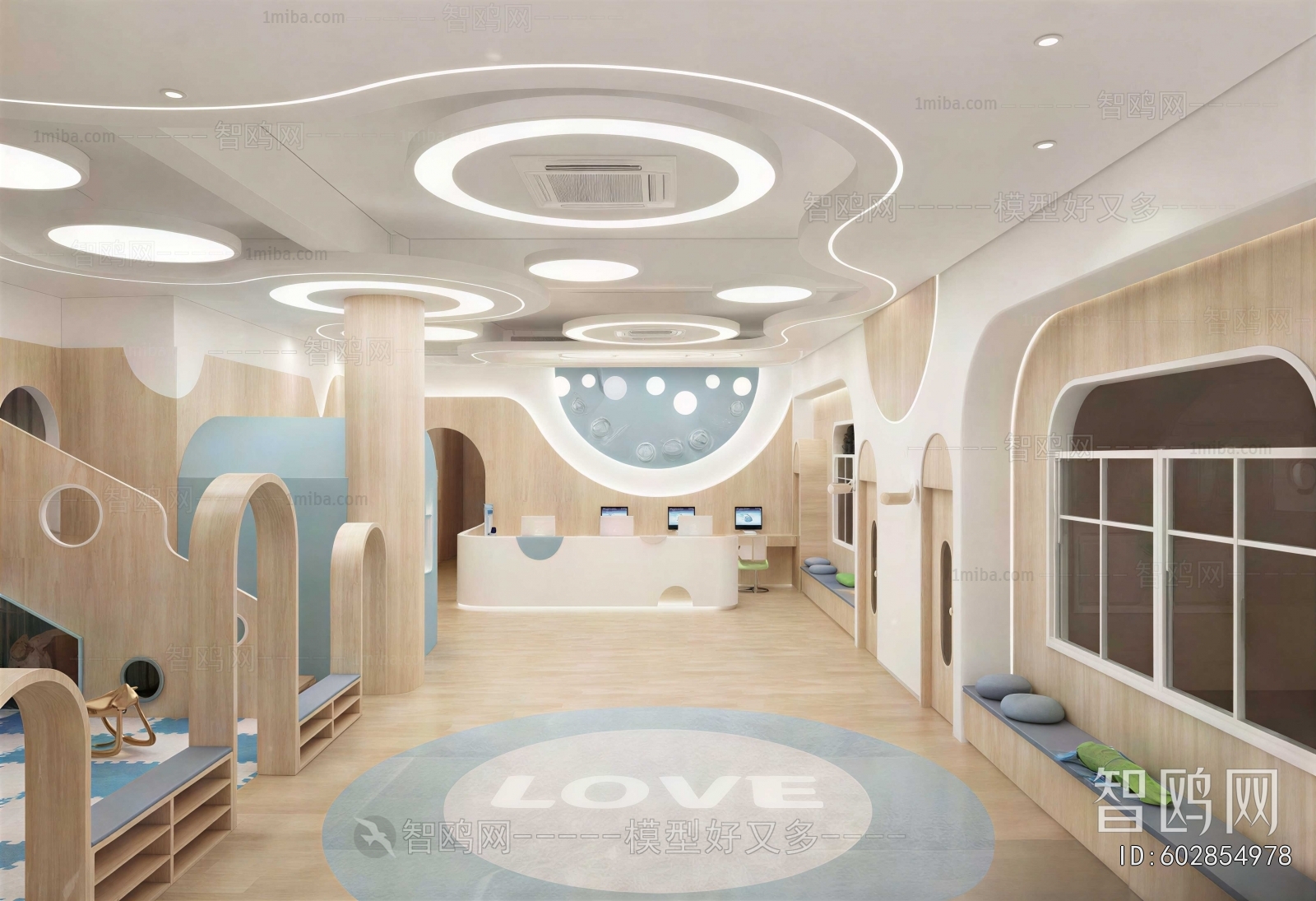 Modern Kindergarten Hall