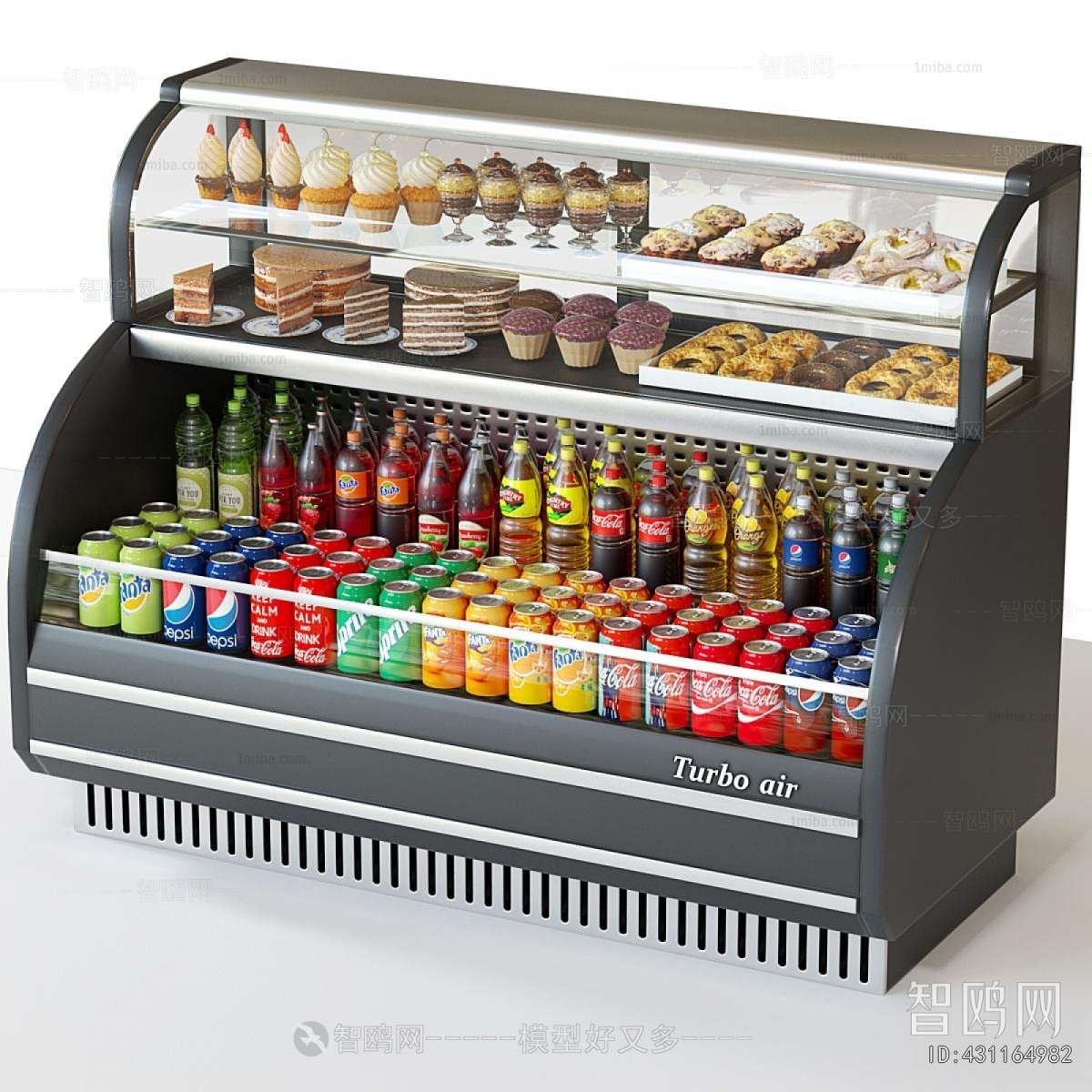Modern Supermarket Shelf