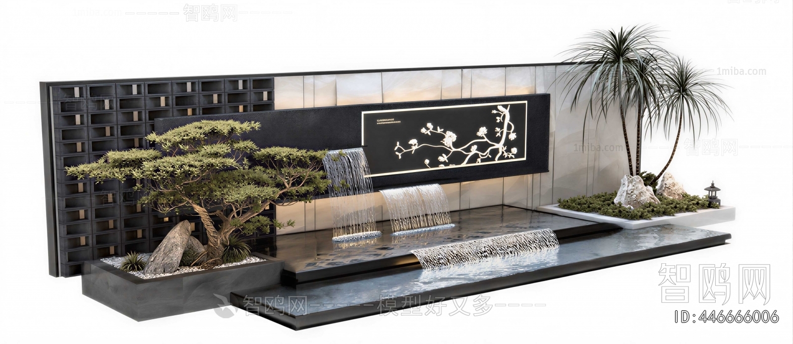 New Chinese Style Courtyard/landscape