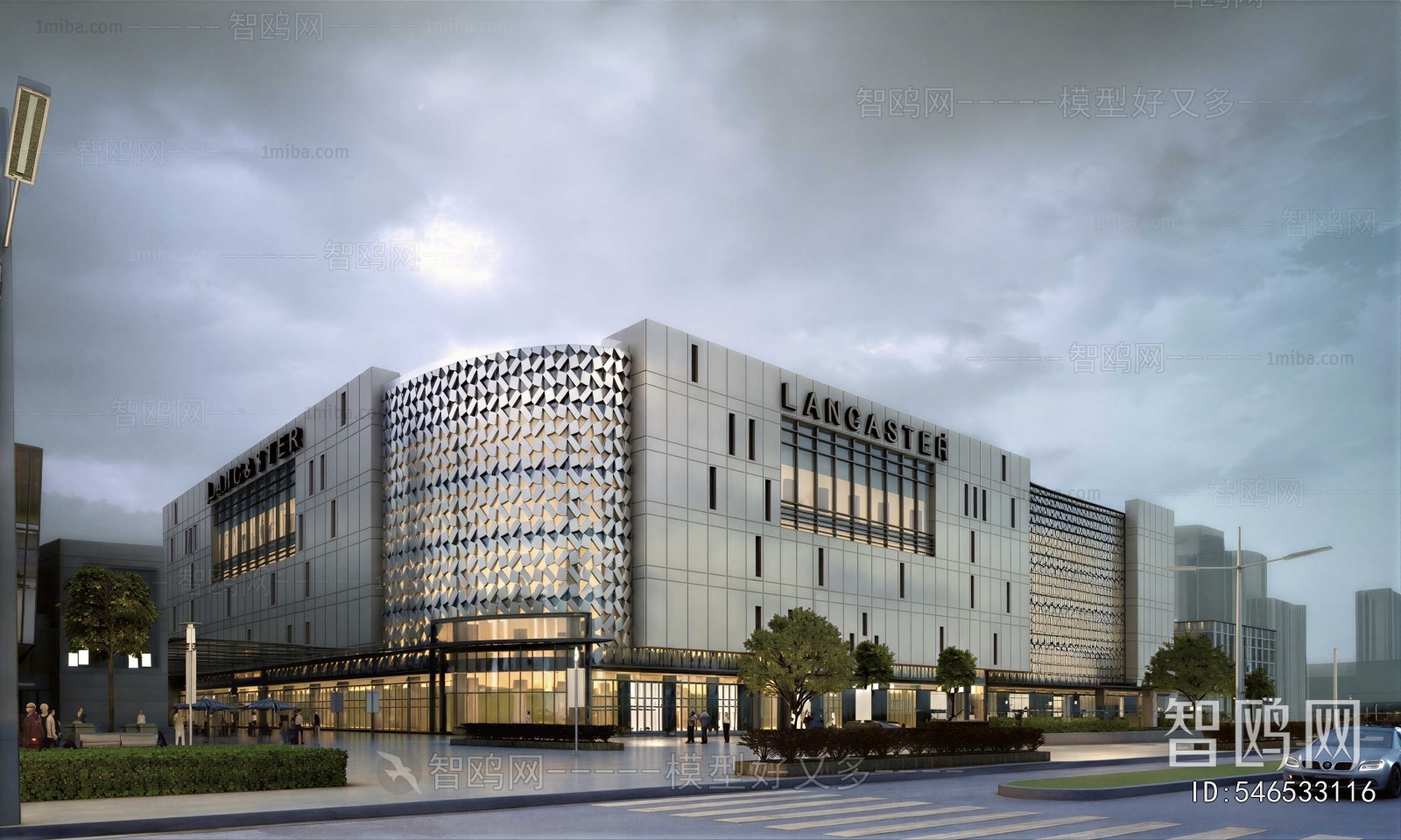 Modern Appearance Of Commercial Building