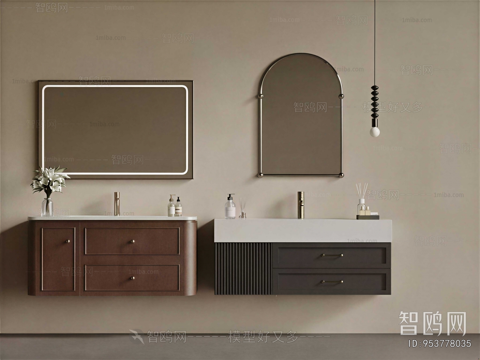 French Style Bathroom Cabinet