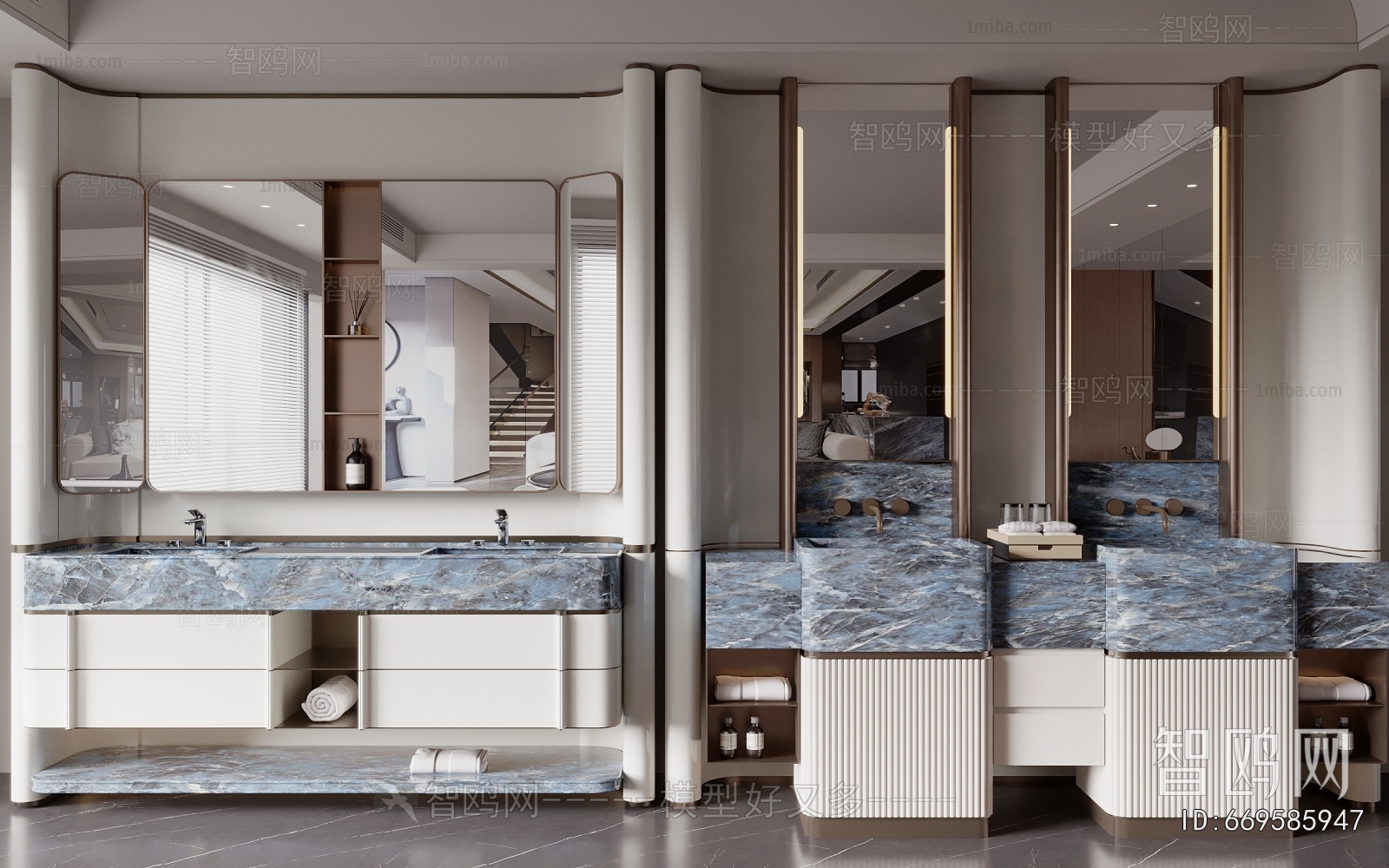 Modern Bathroom Cabinet