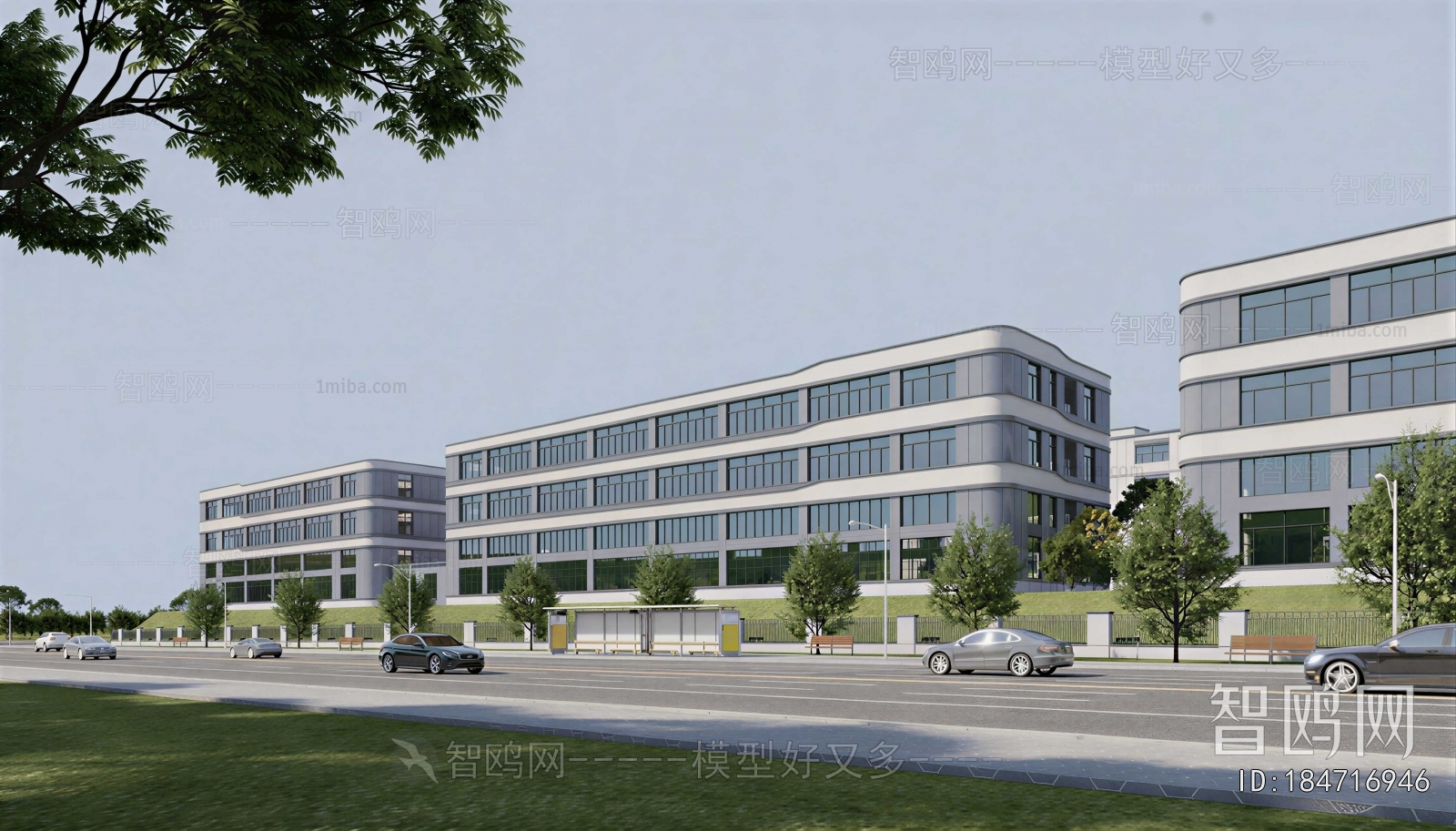 Modern Appearance Of Commercial Building