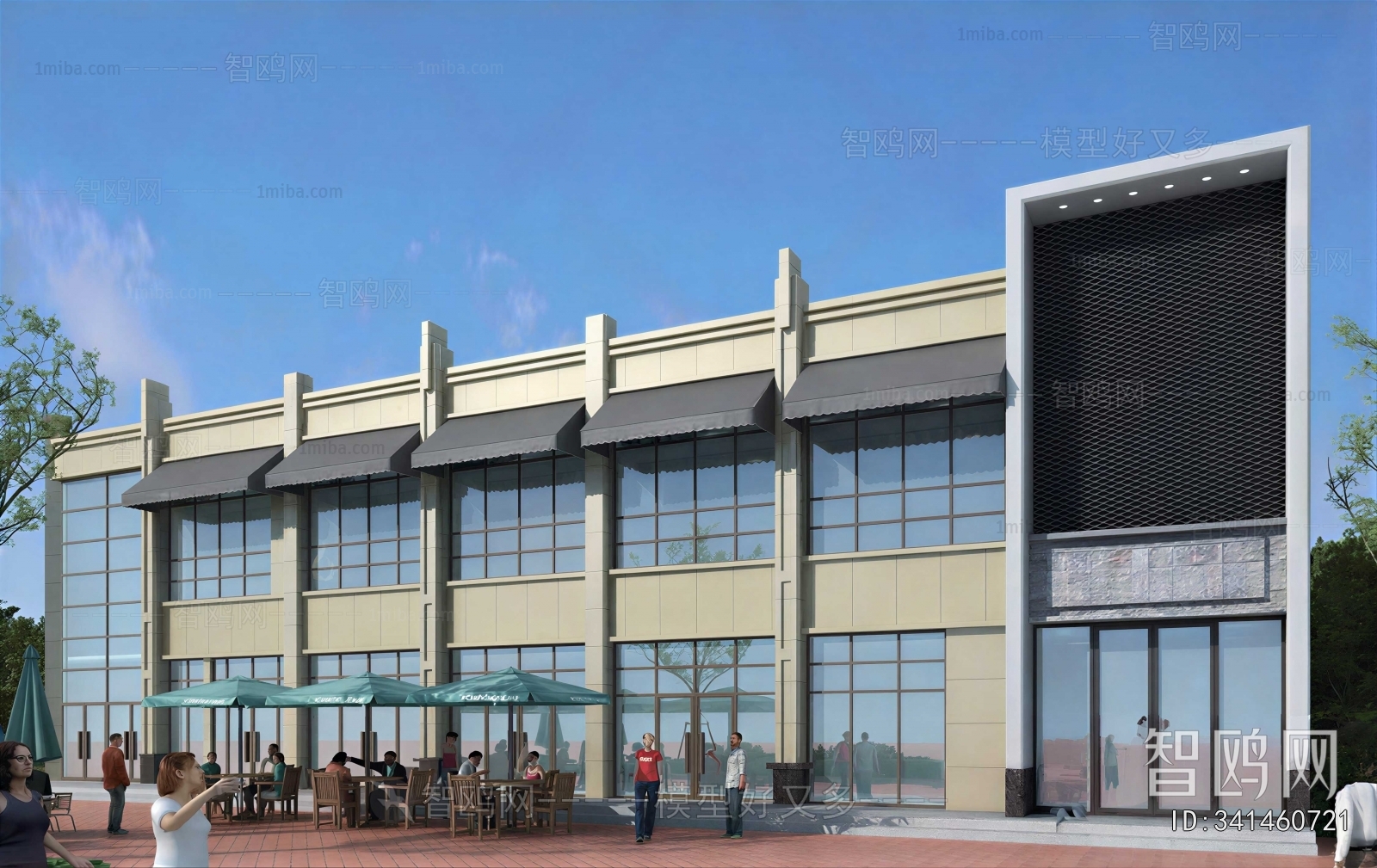 Modern Appearance Of Commercial Building