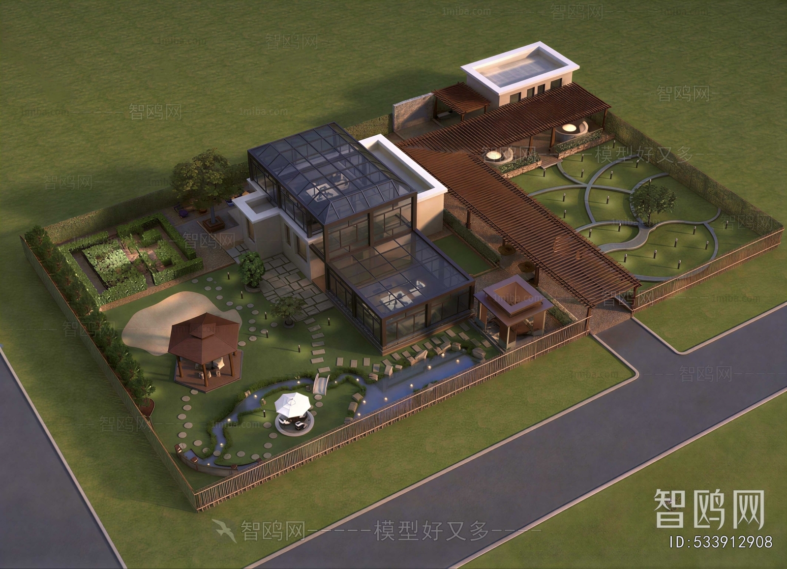 New Chinese Style Detached Villa