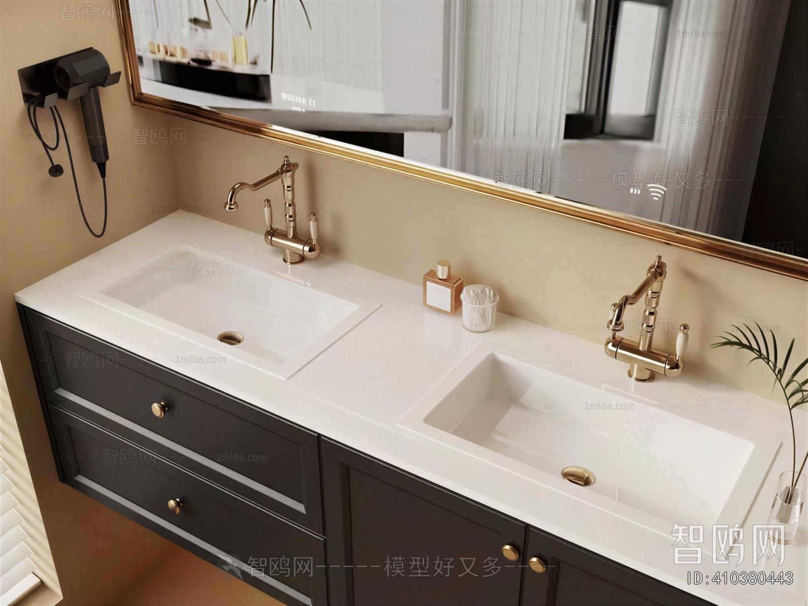 French Style Bathroom Cabinet