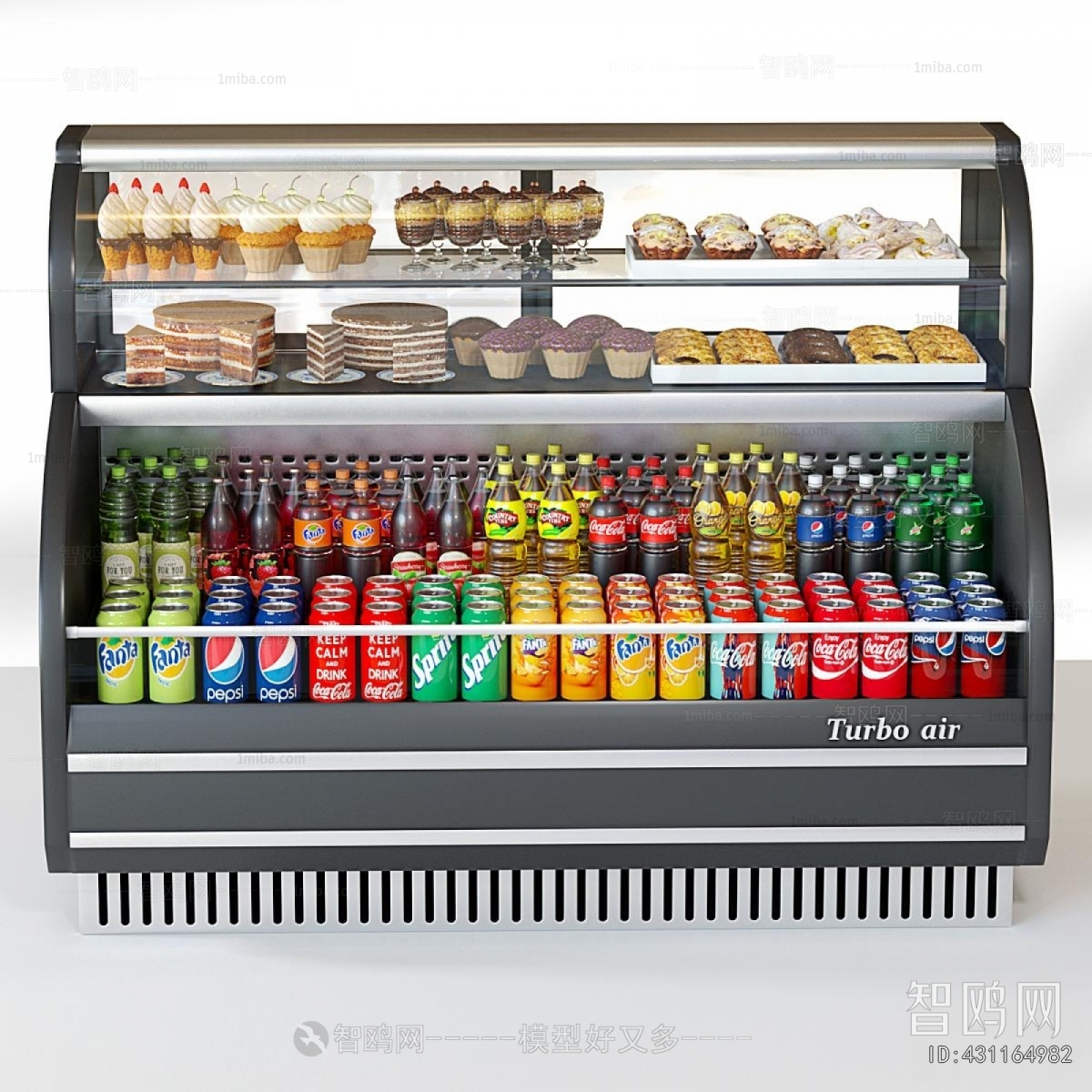 Modern Supermarket Shelf