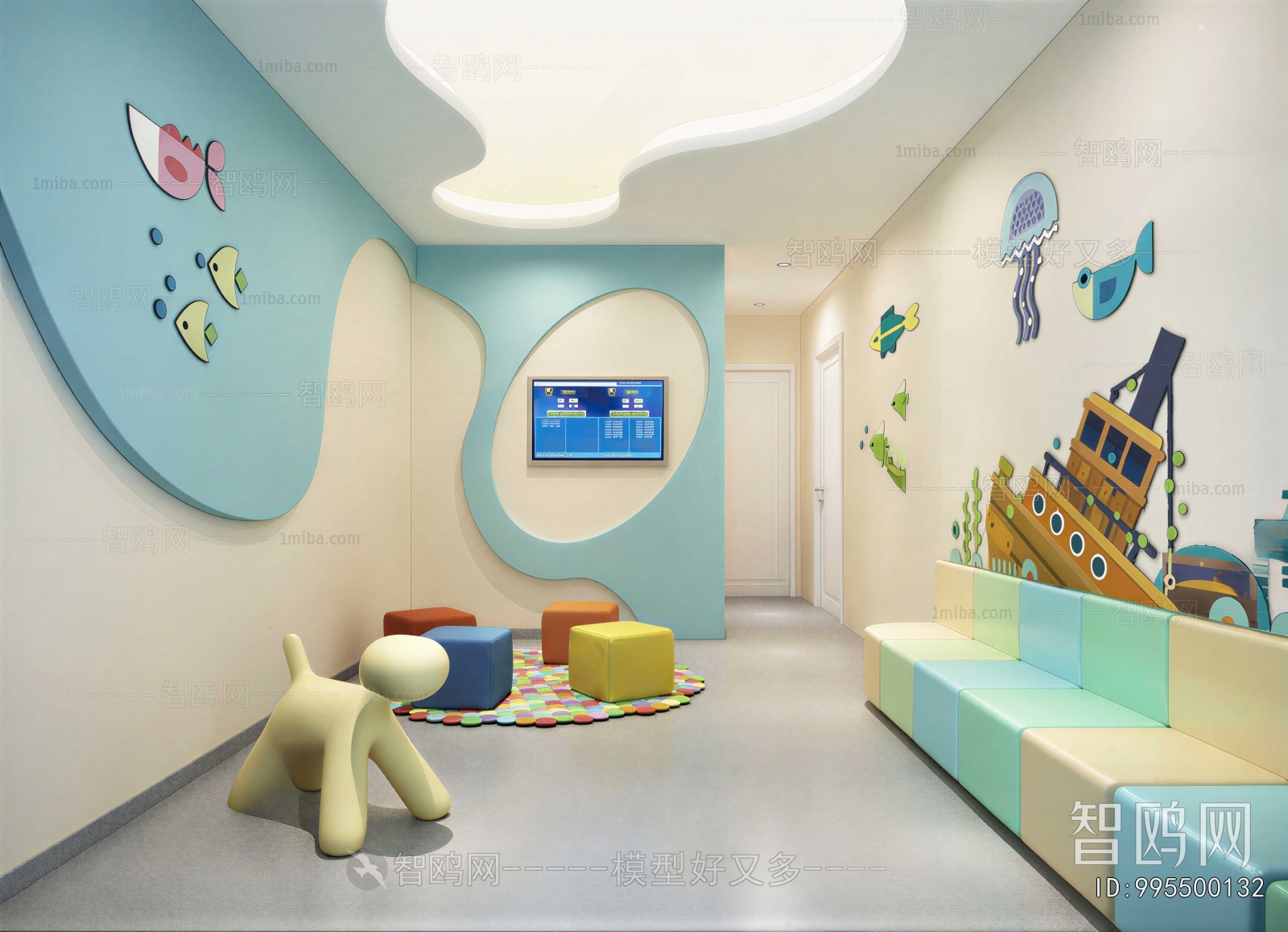 Modern Children's Playroom