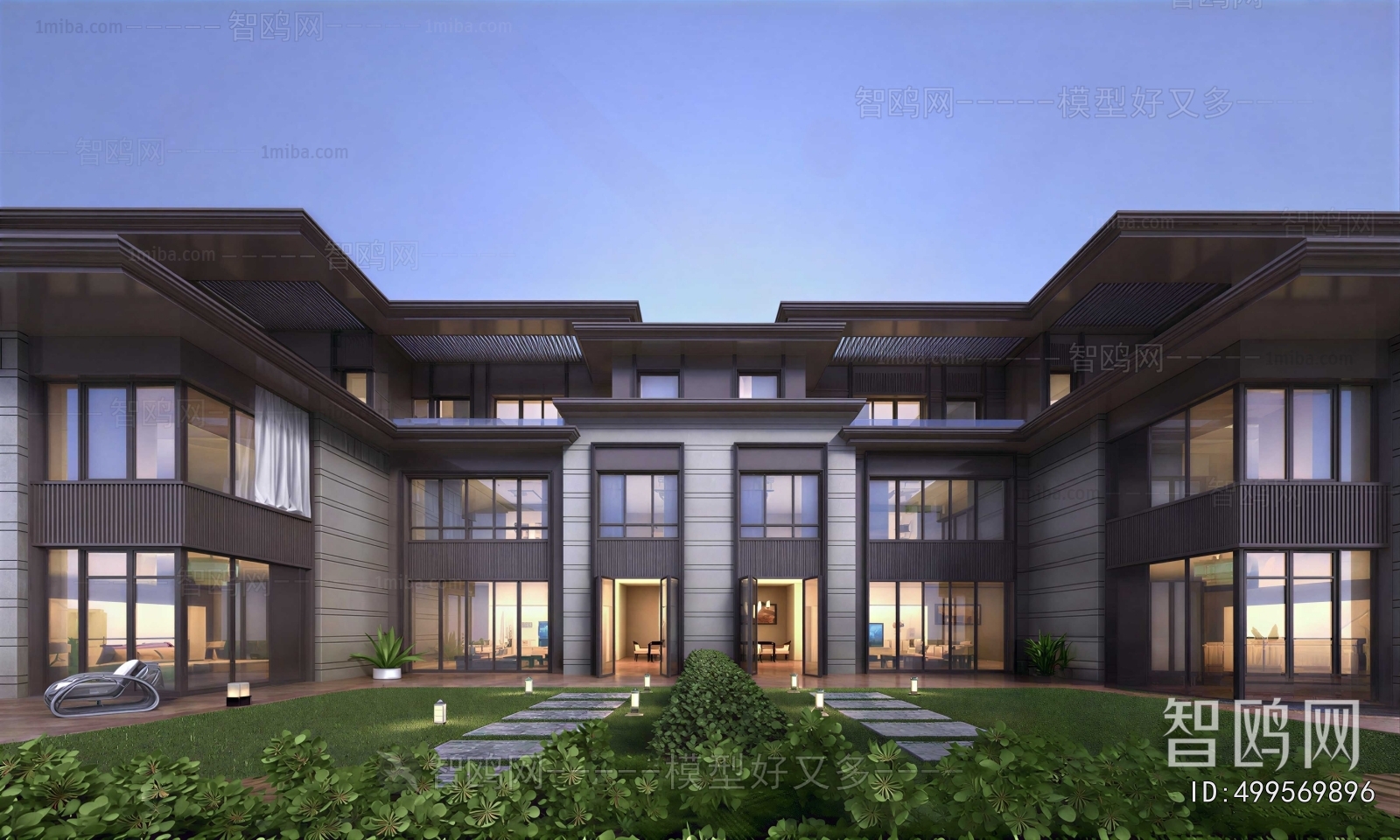 Modern Courtyard/landscape