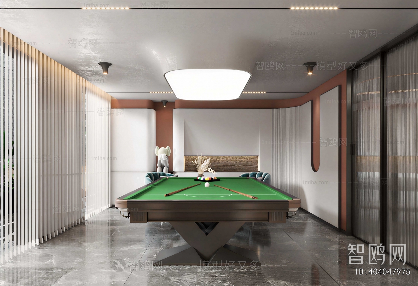Modern Billiard Room