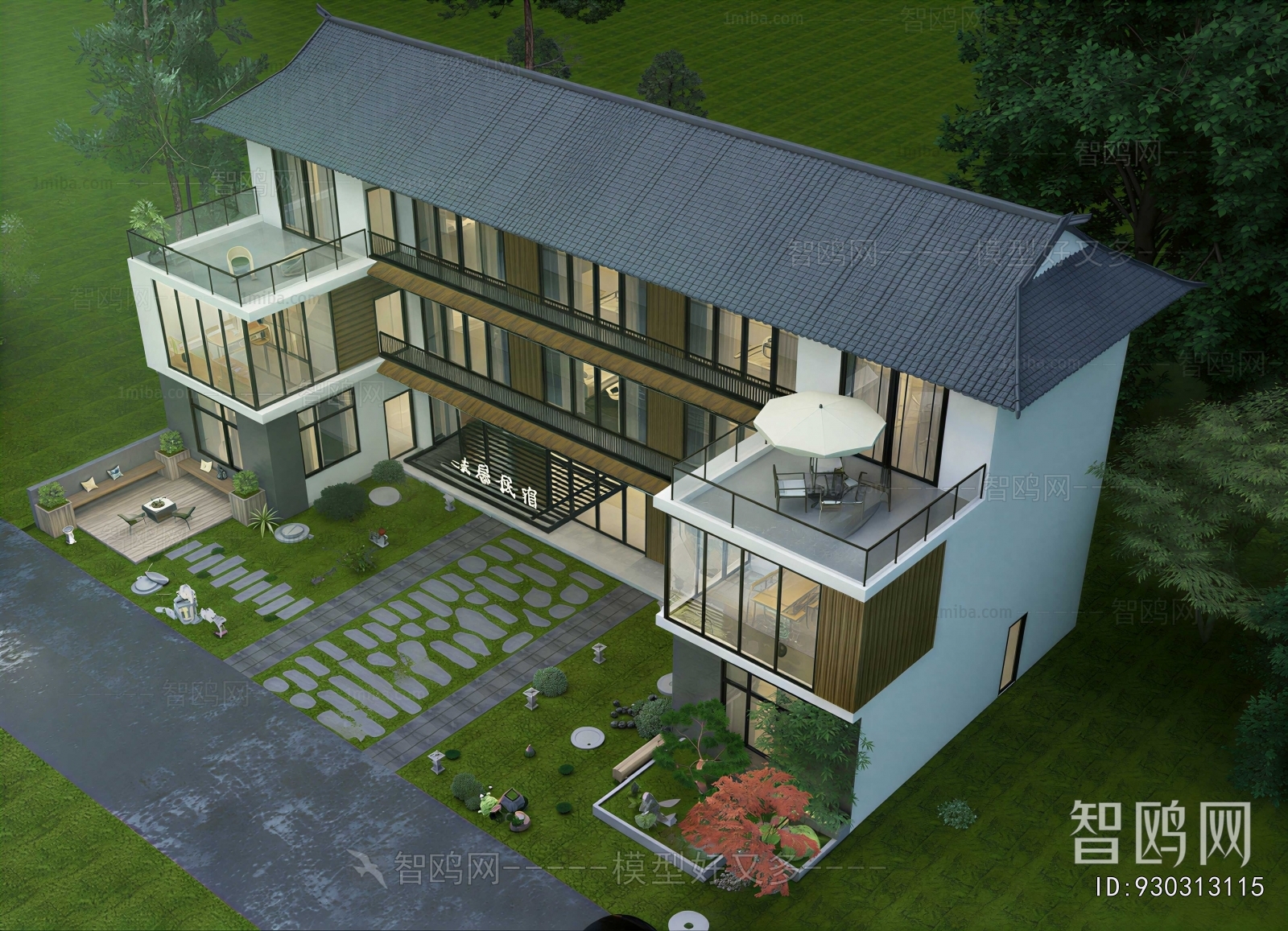 Modern Appearance Of Commercial Building