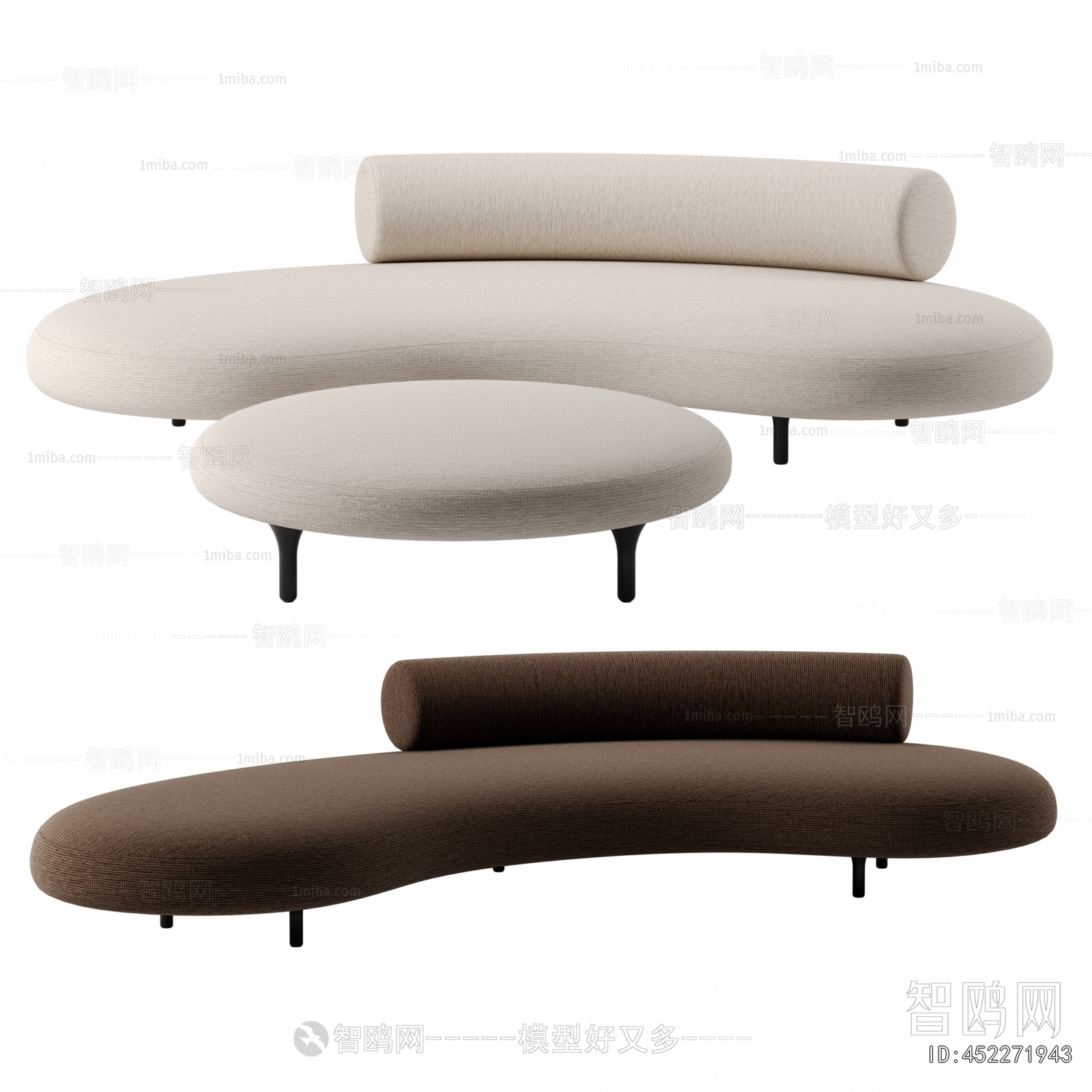 Modern Curved Sofa