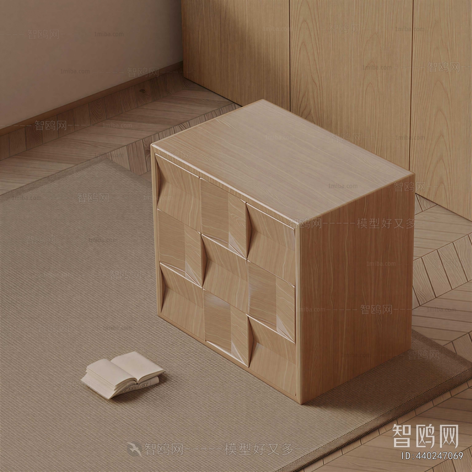 Modern Bedside Cupboard