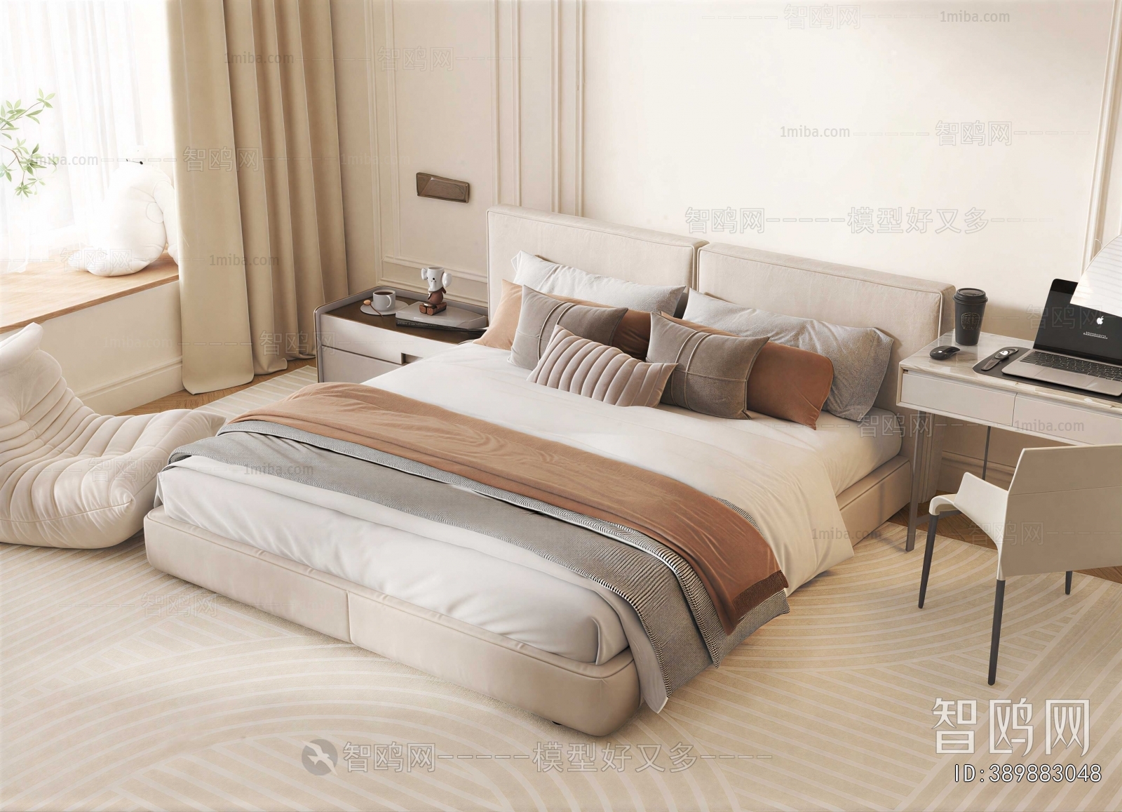 Modern Double Bed