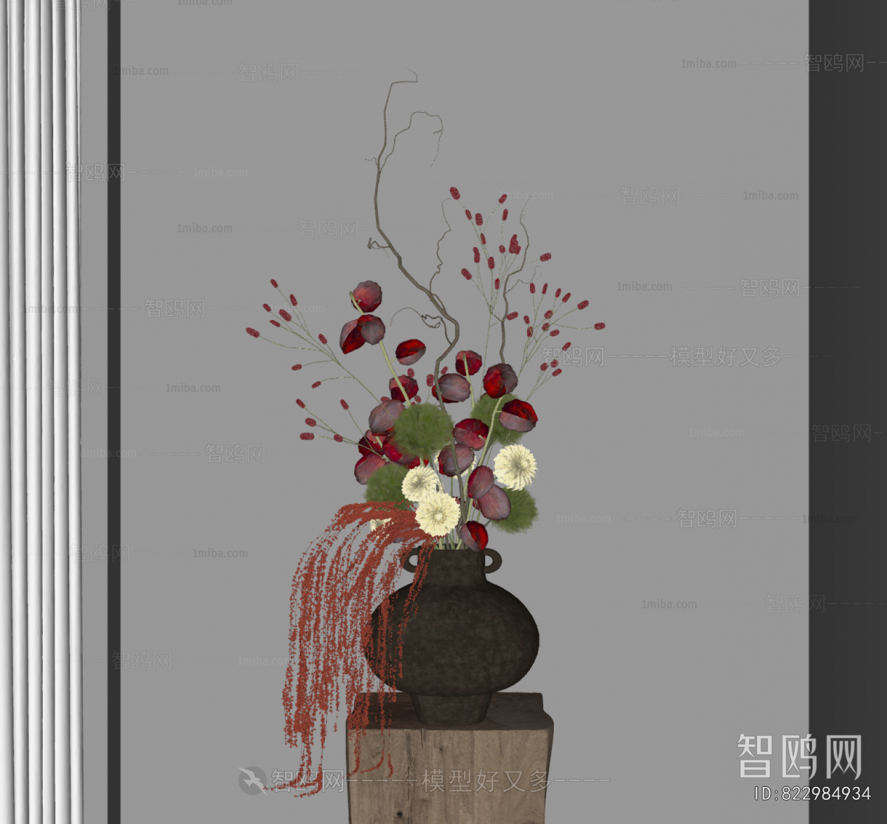 Wabi-sabi Style Flower Arrangement