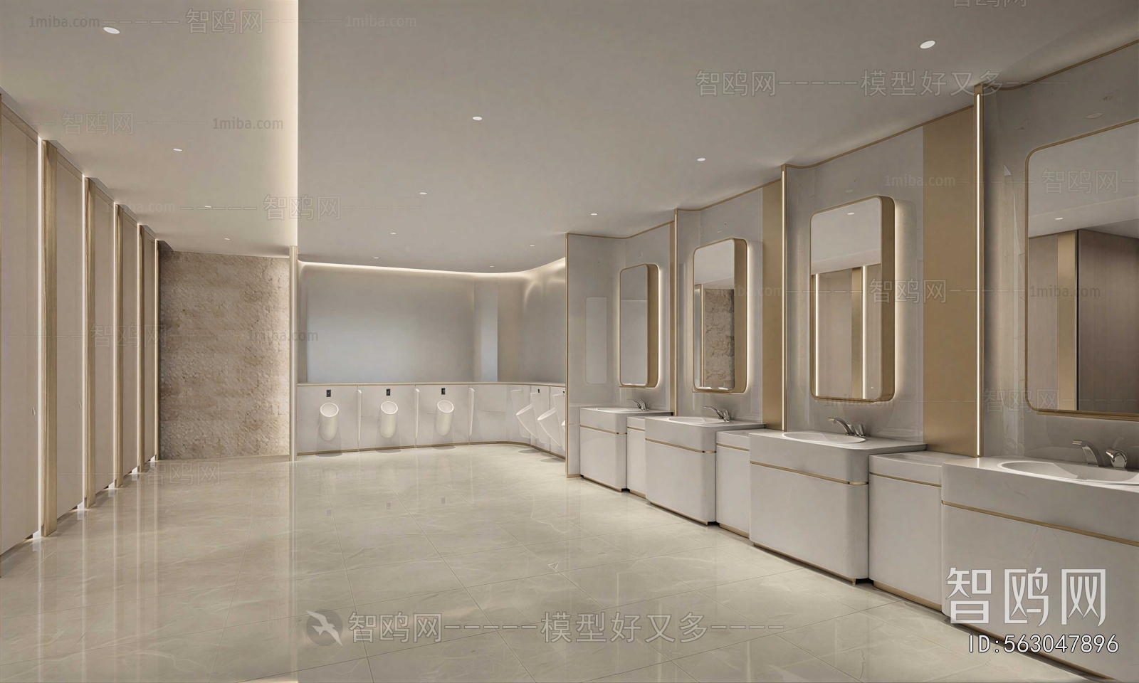 Modern Public Toilet