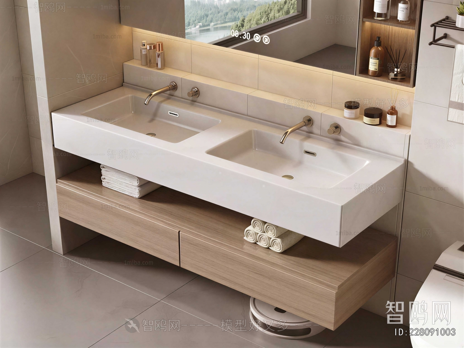 Modern Bathroom Cabinet