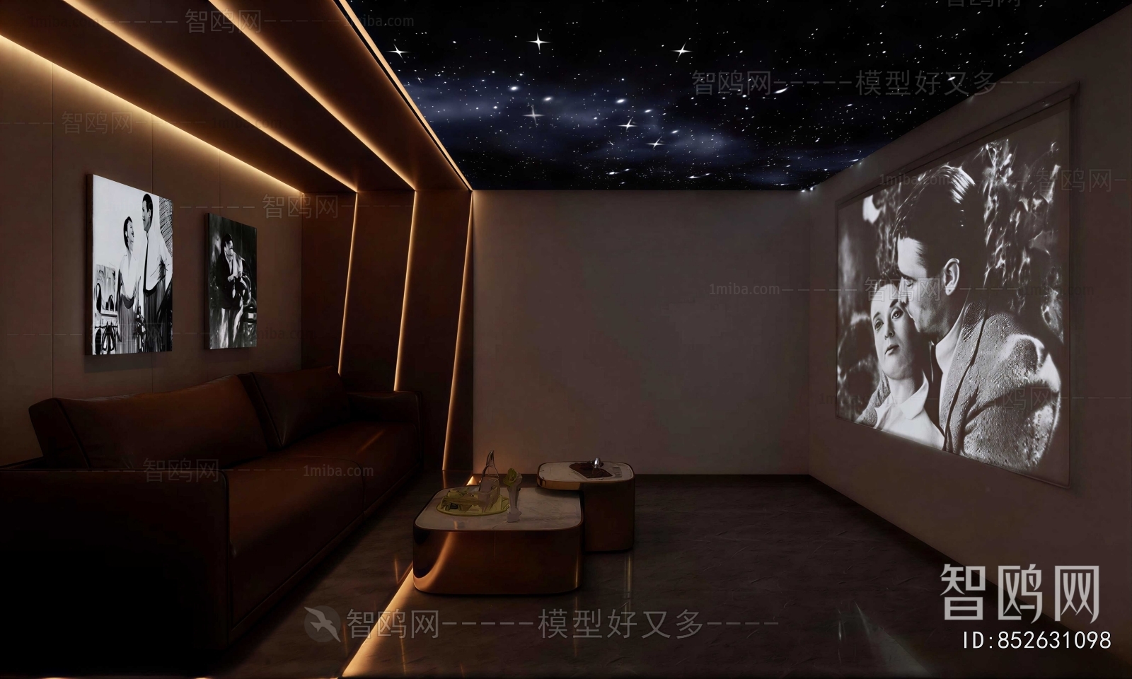 Modern Audiovisual Room
