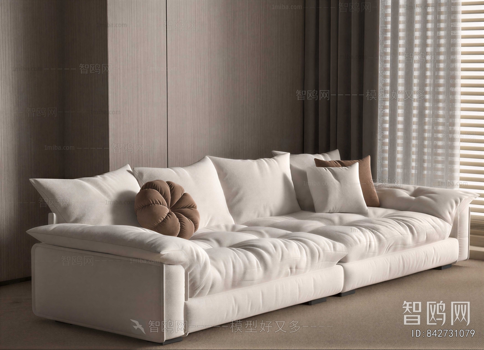 Modern Multi Person Sofa
