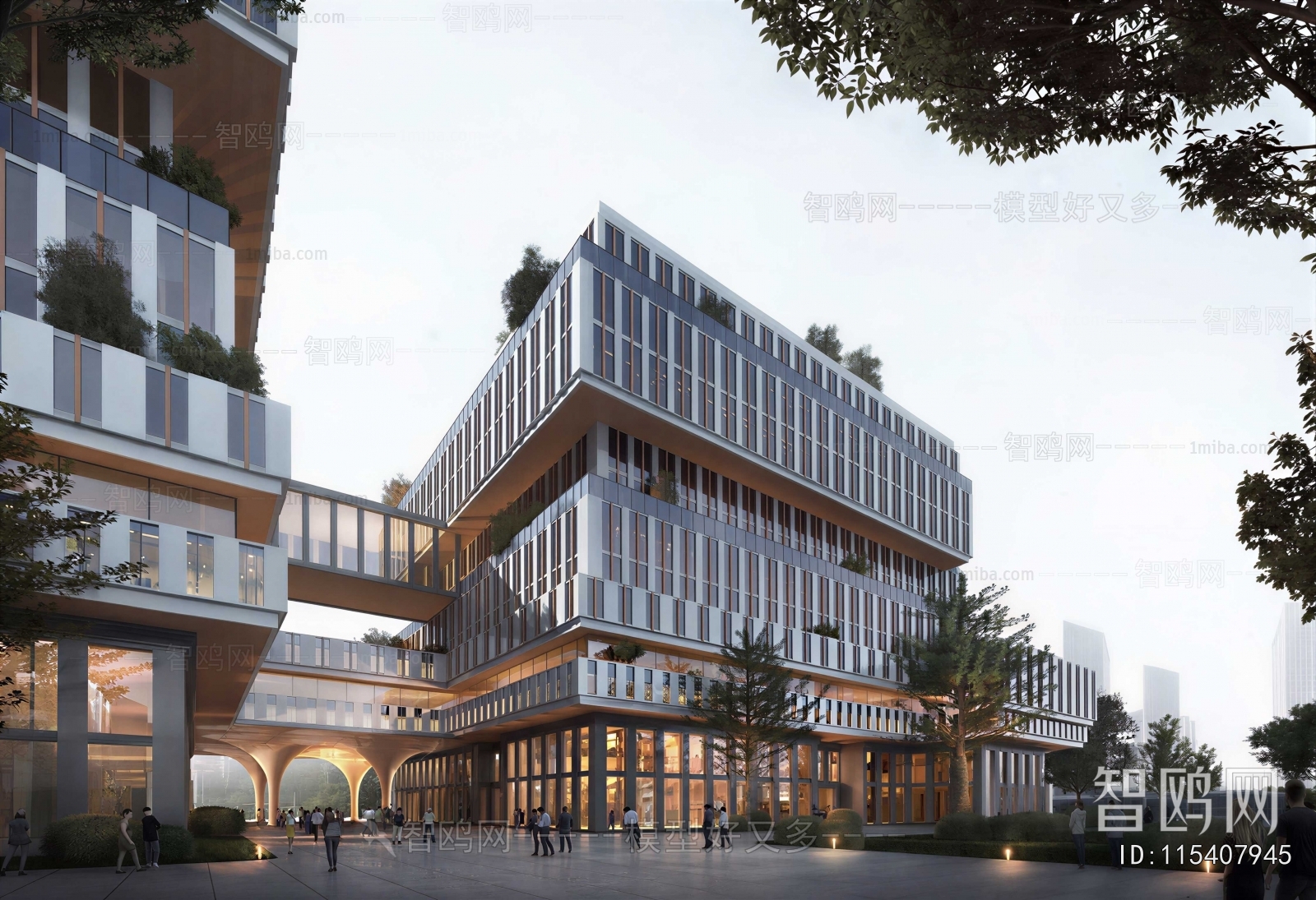 Modern Appearance Of Commercial Building