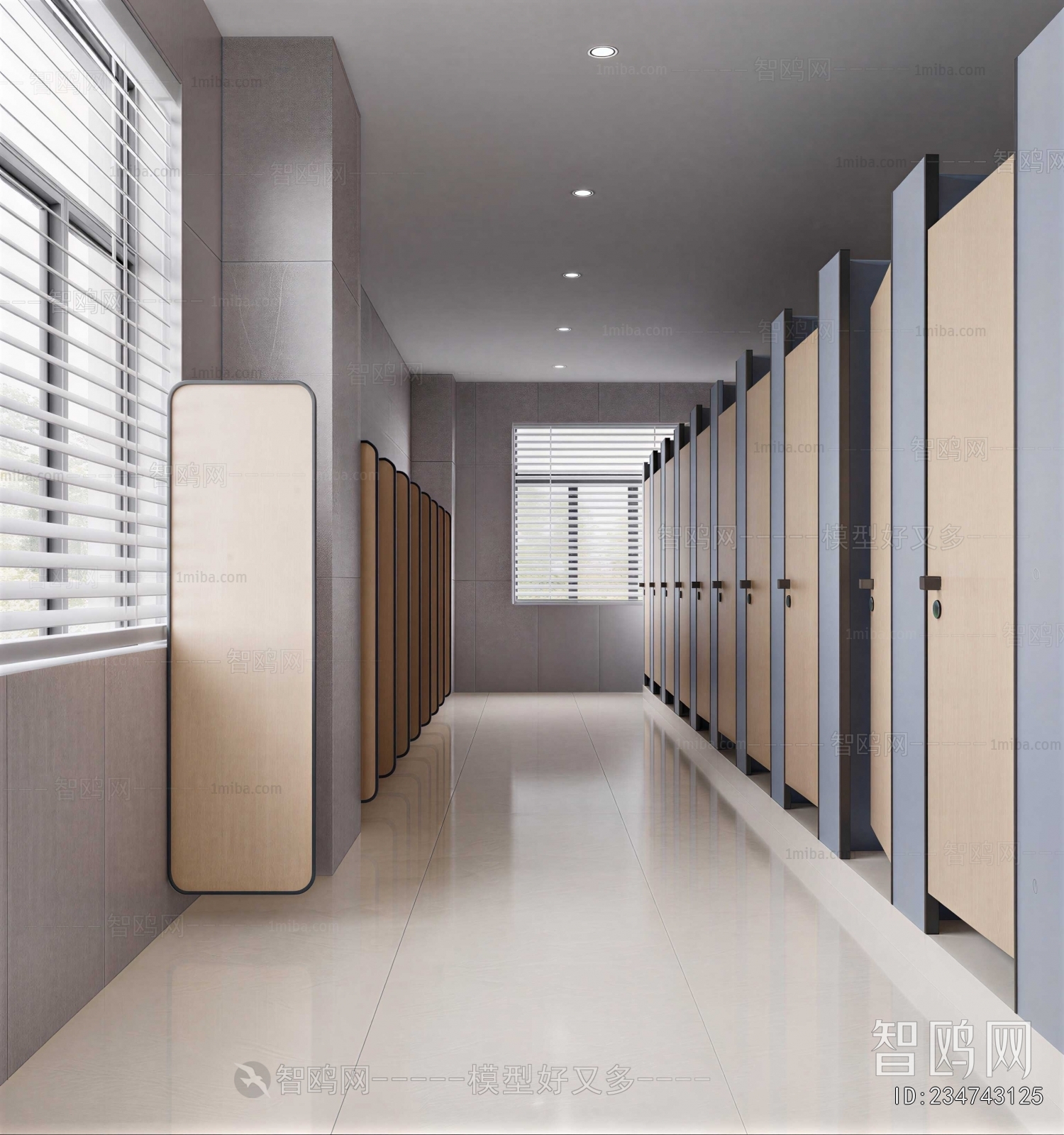 Modern Public Toilet