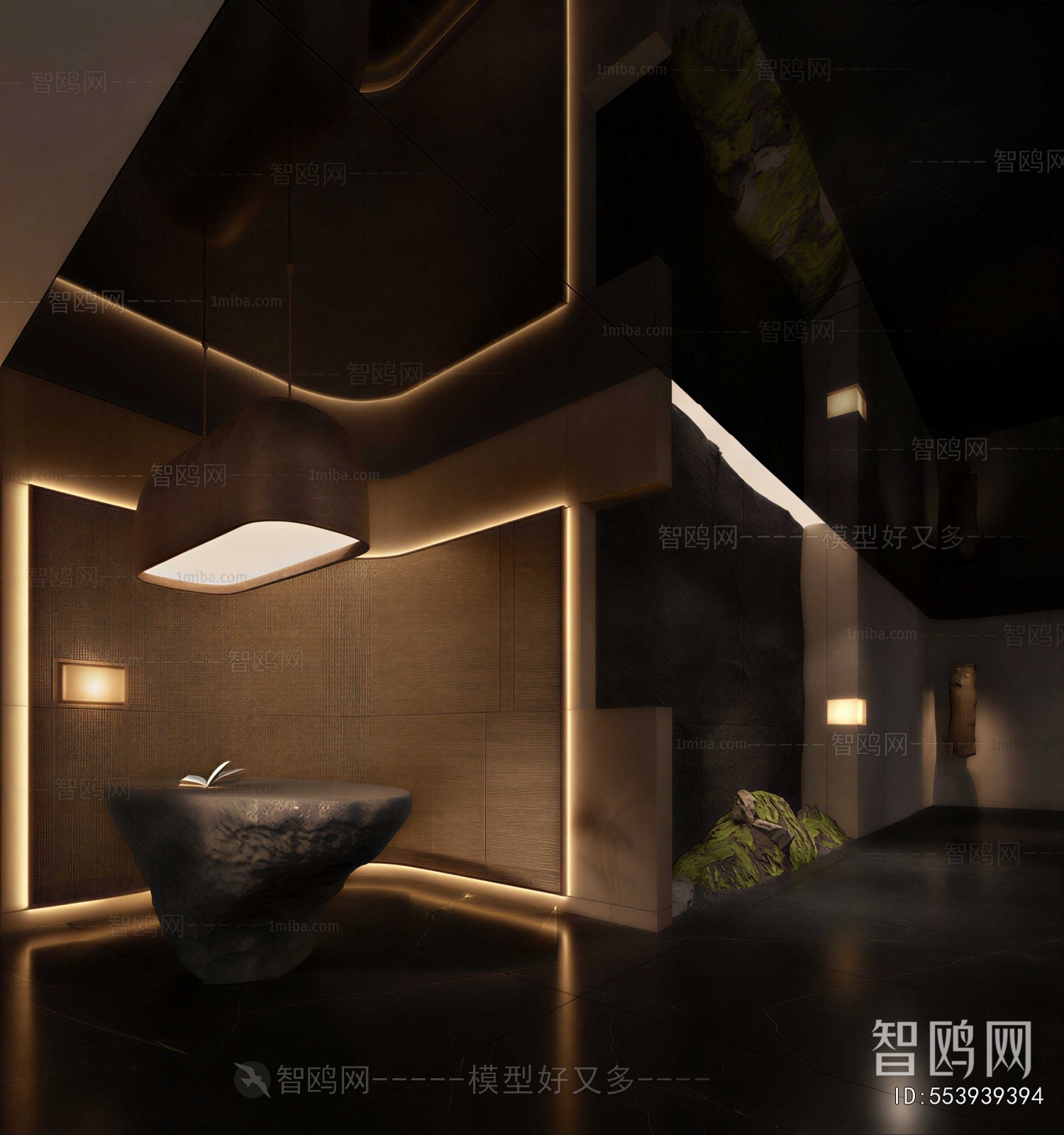 New Chinese Style Office Reception Desk
