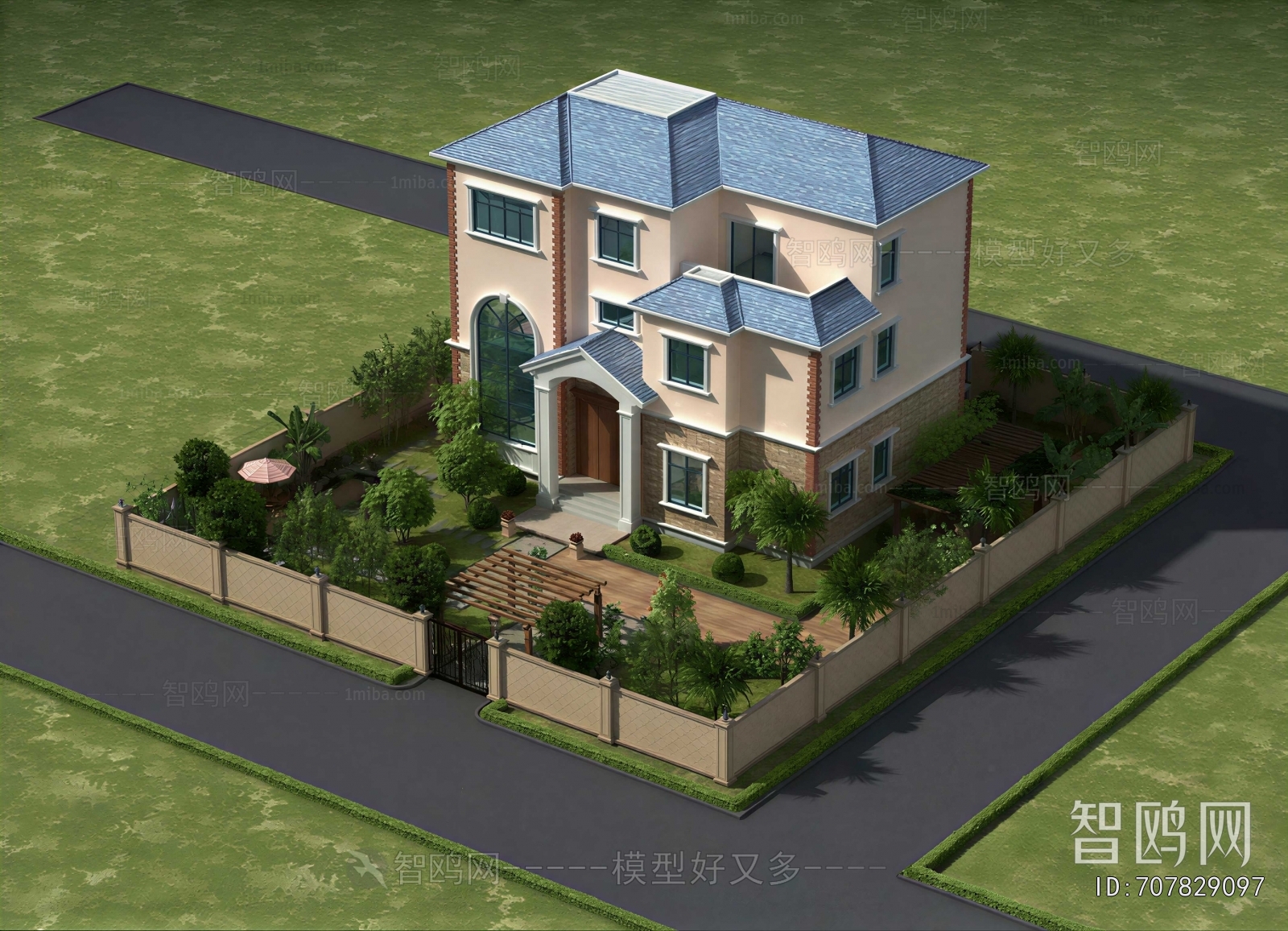 Simple European Style Detached Villa