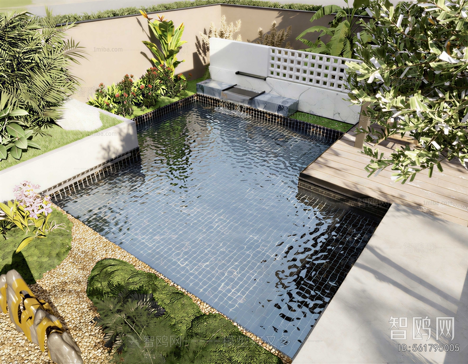 Modern Courtyard/landscape