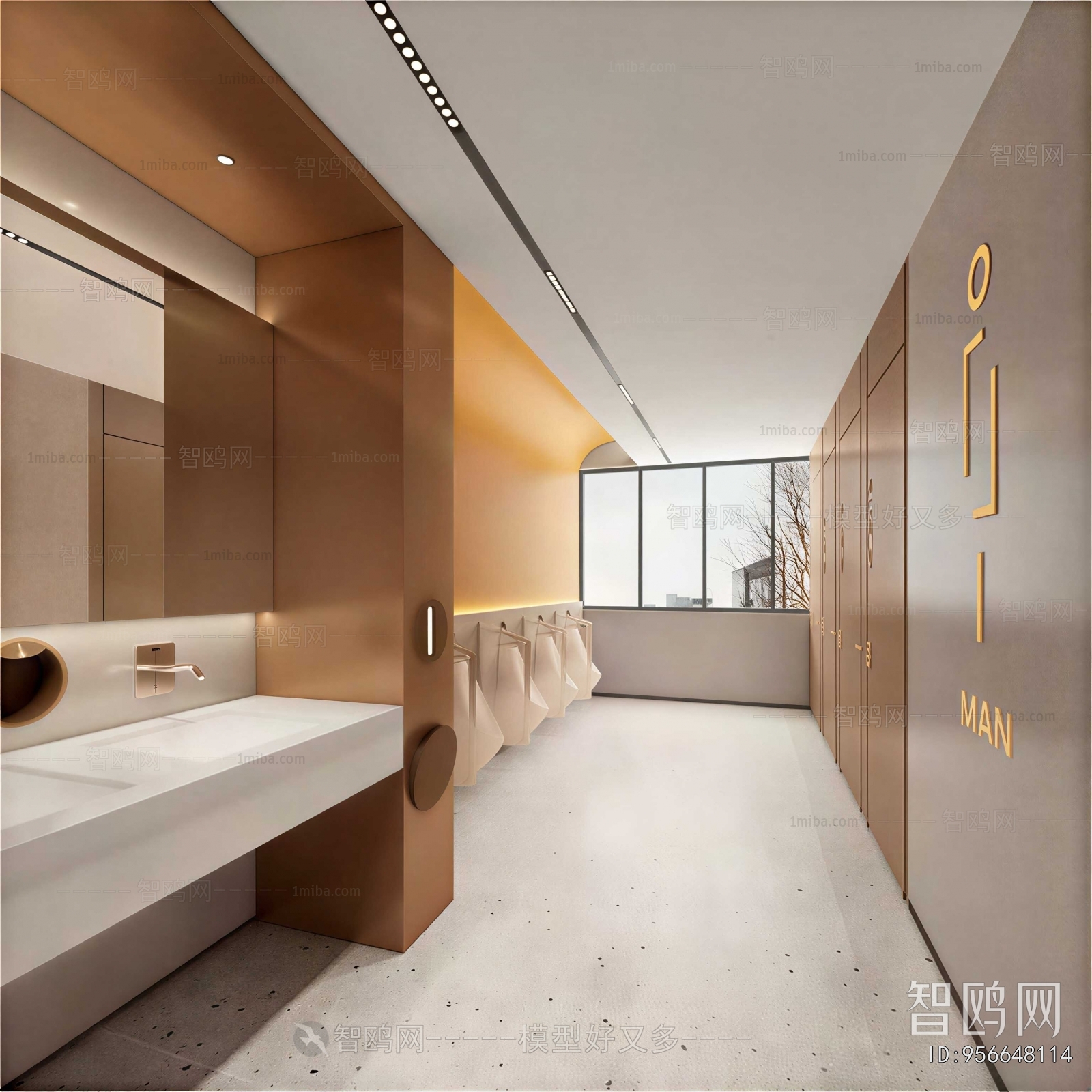 Modern Public Toilet