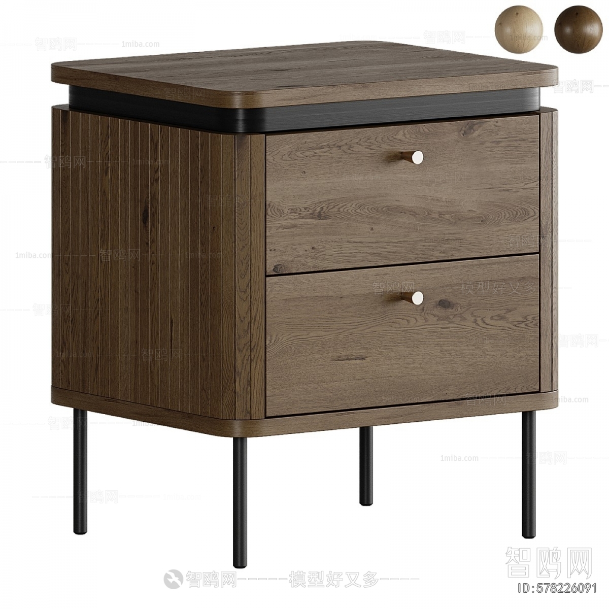 Modern Bedside Cupboard