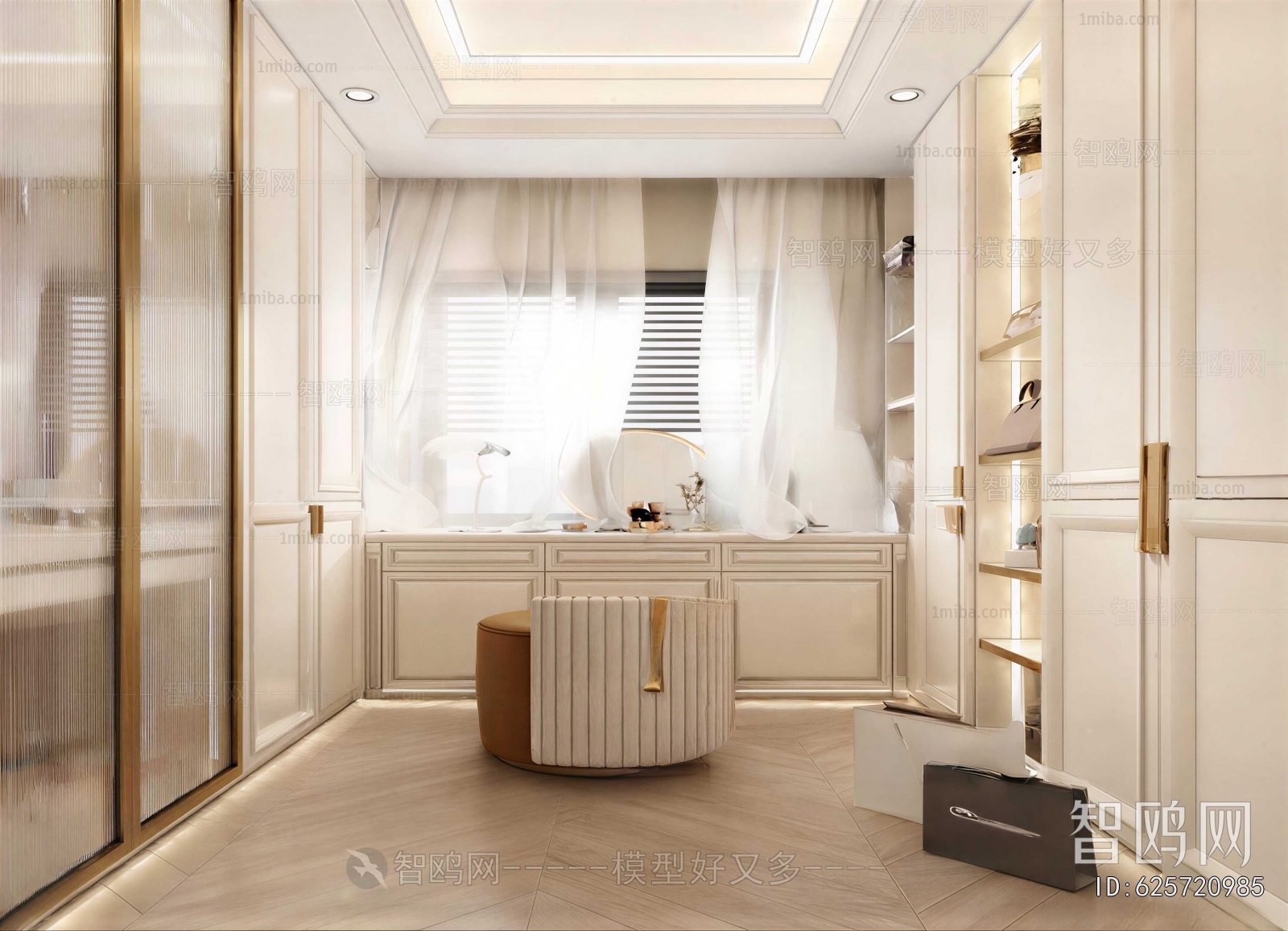 Modern Clothes Storage Area