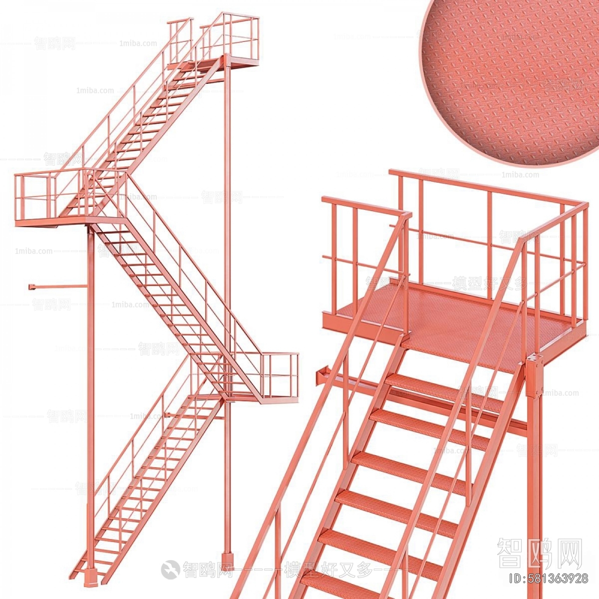 Industrial Style Staircase