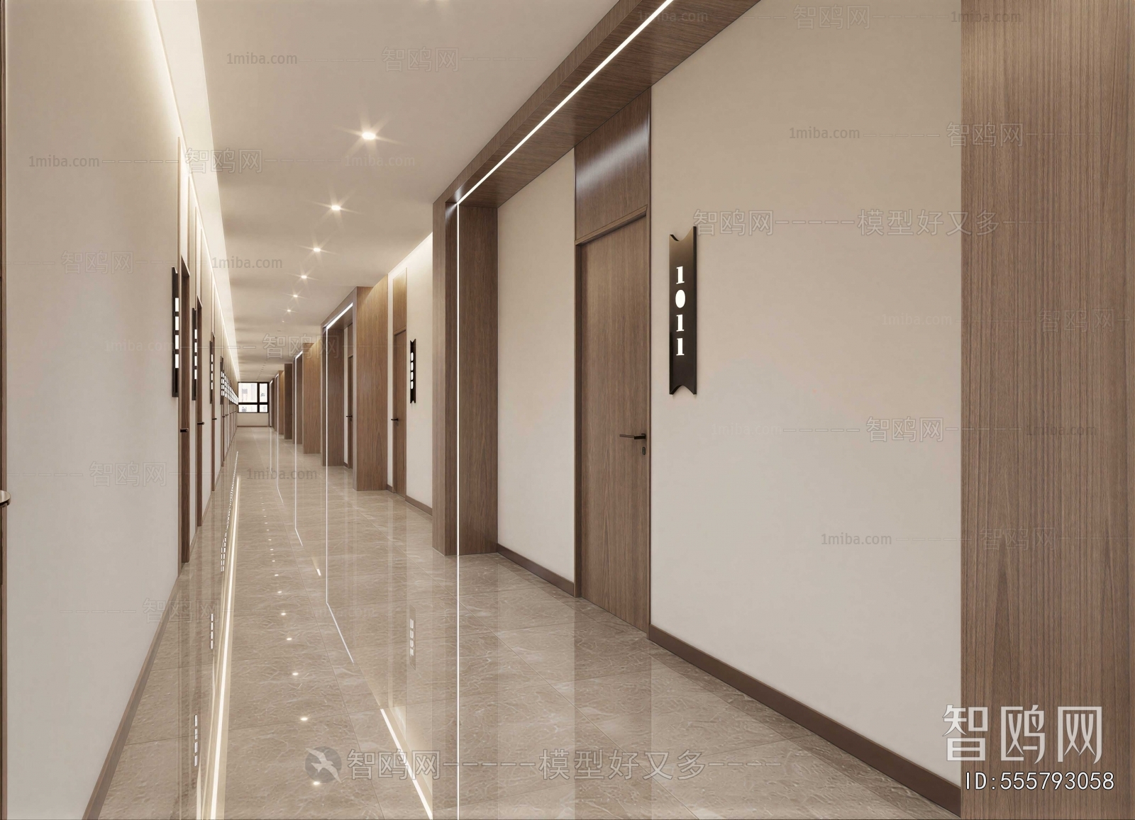 Modern Office Aisle