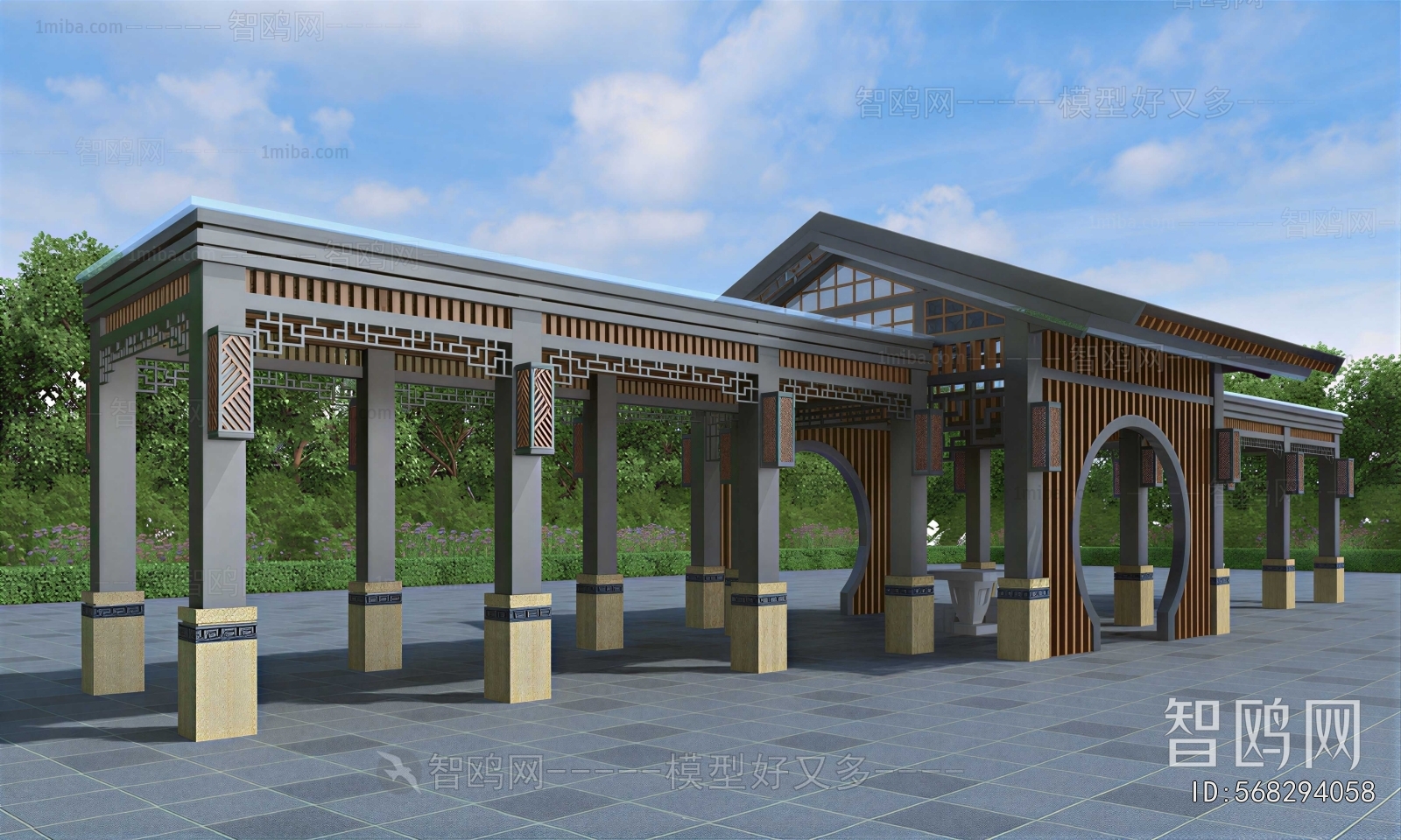 New Chinese Style Gallery Frame