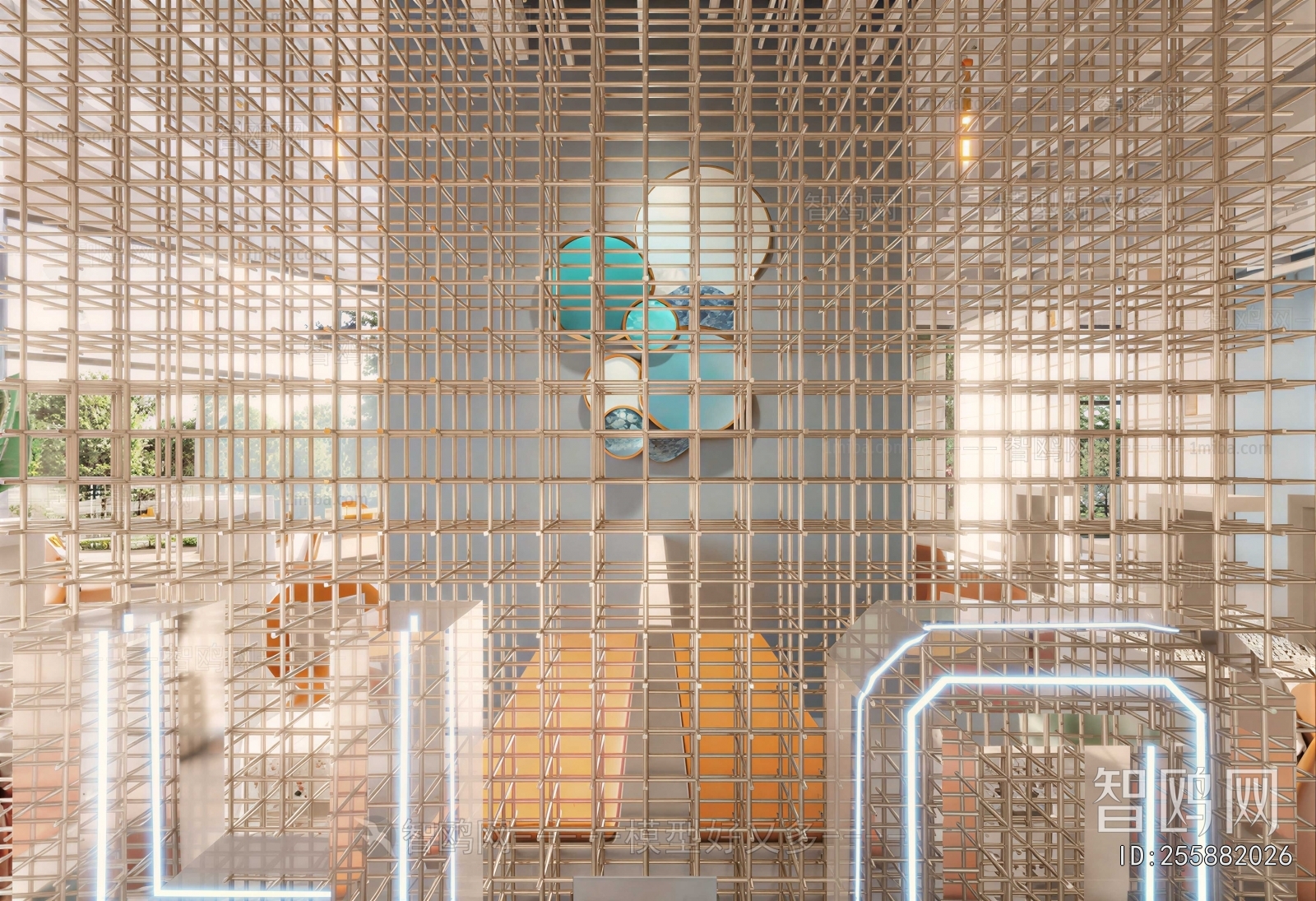 Modern Metal Screen Partition