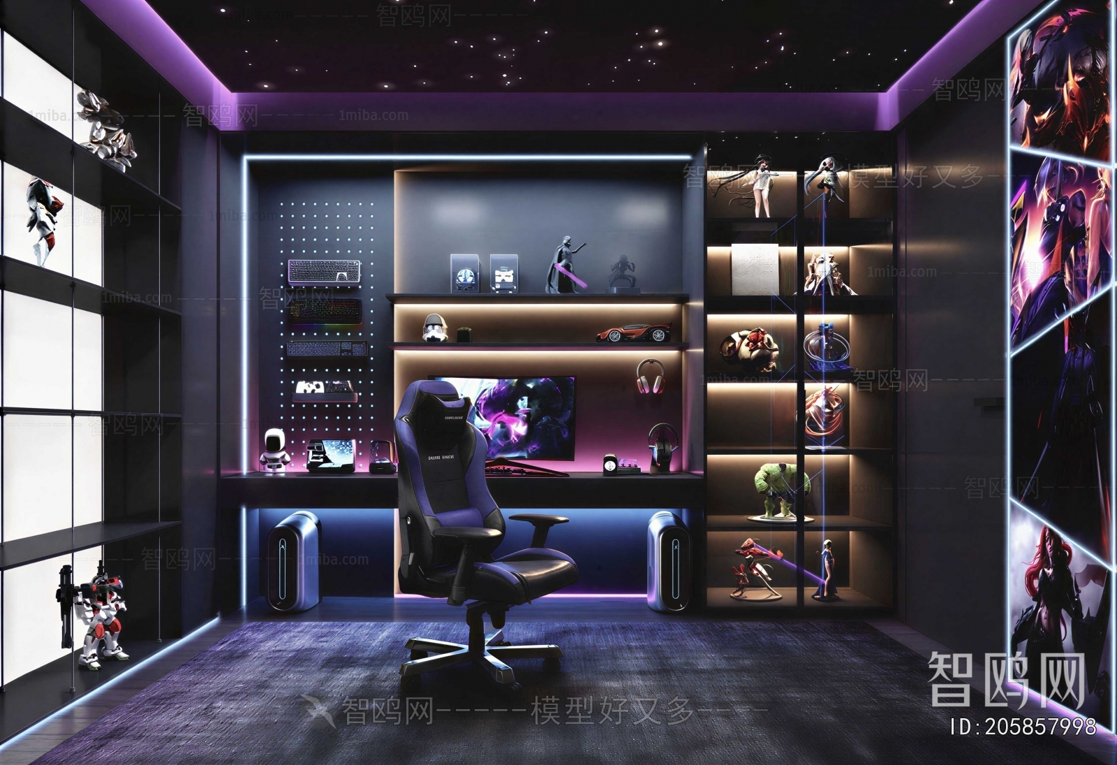 Modern E-sports Room