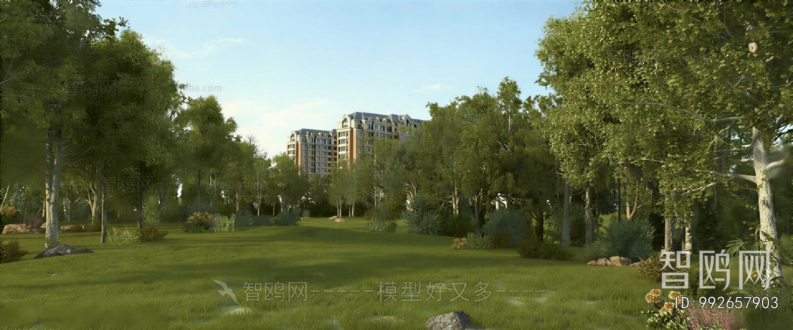 Modern Park Landscape