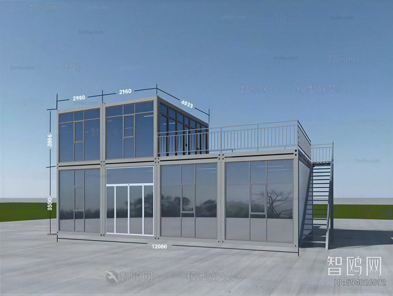 Modern Appearance Of Commercial Building