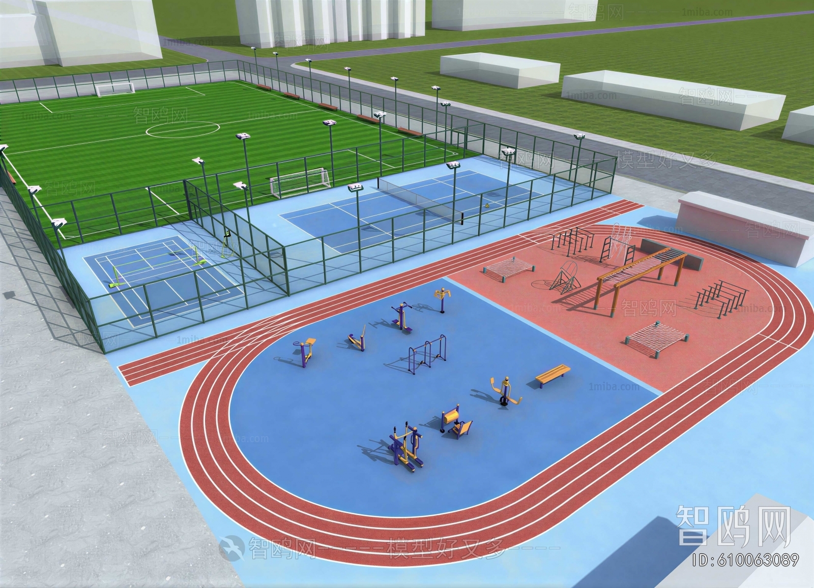 Modern Outdoor Sports Stadium