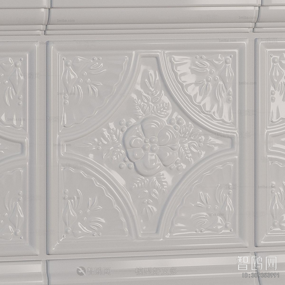 Simple European Style Fireplace