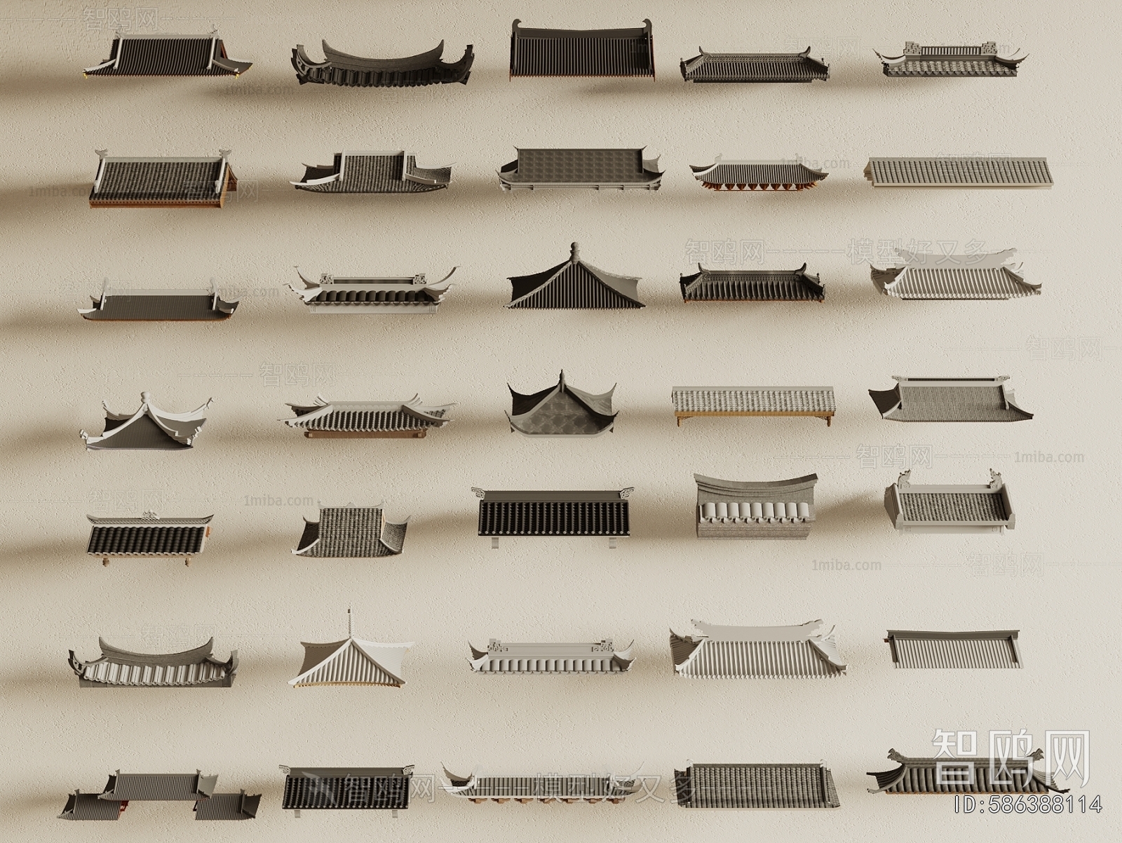 Chinese Style Building Component
