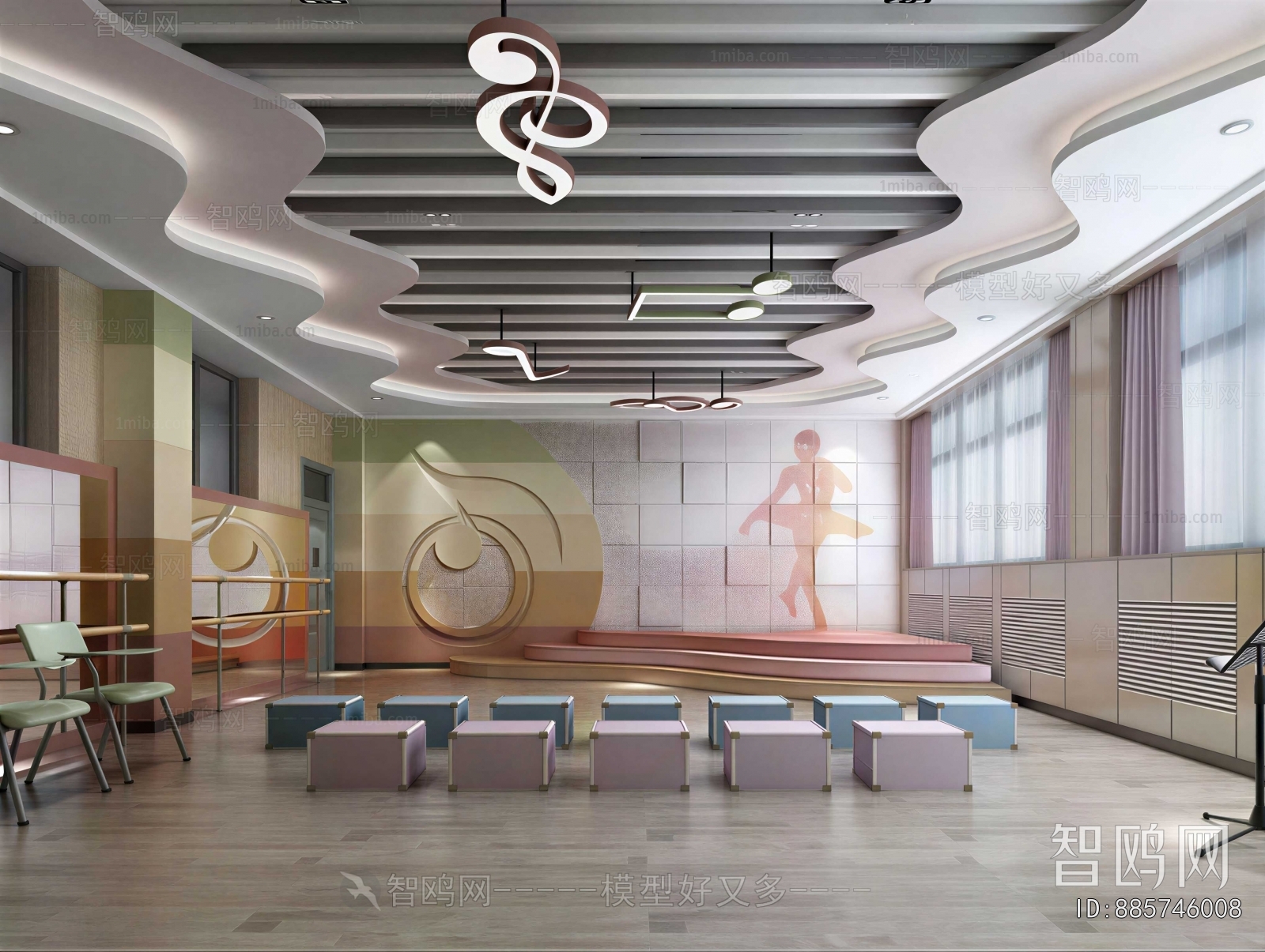 Modern Dance Classroom