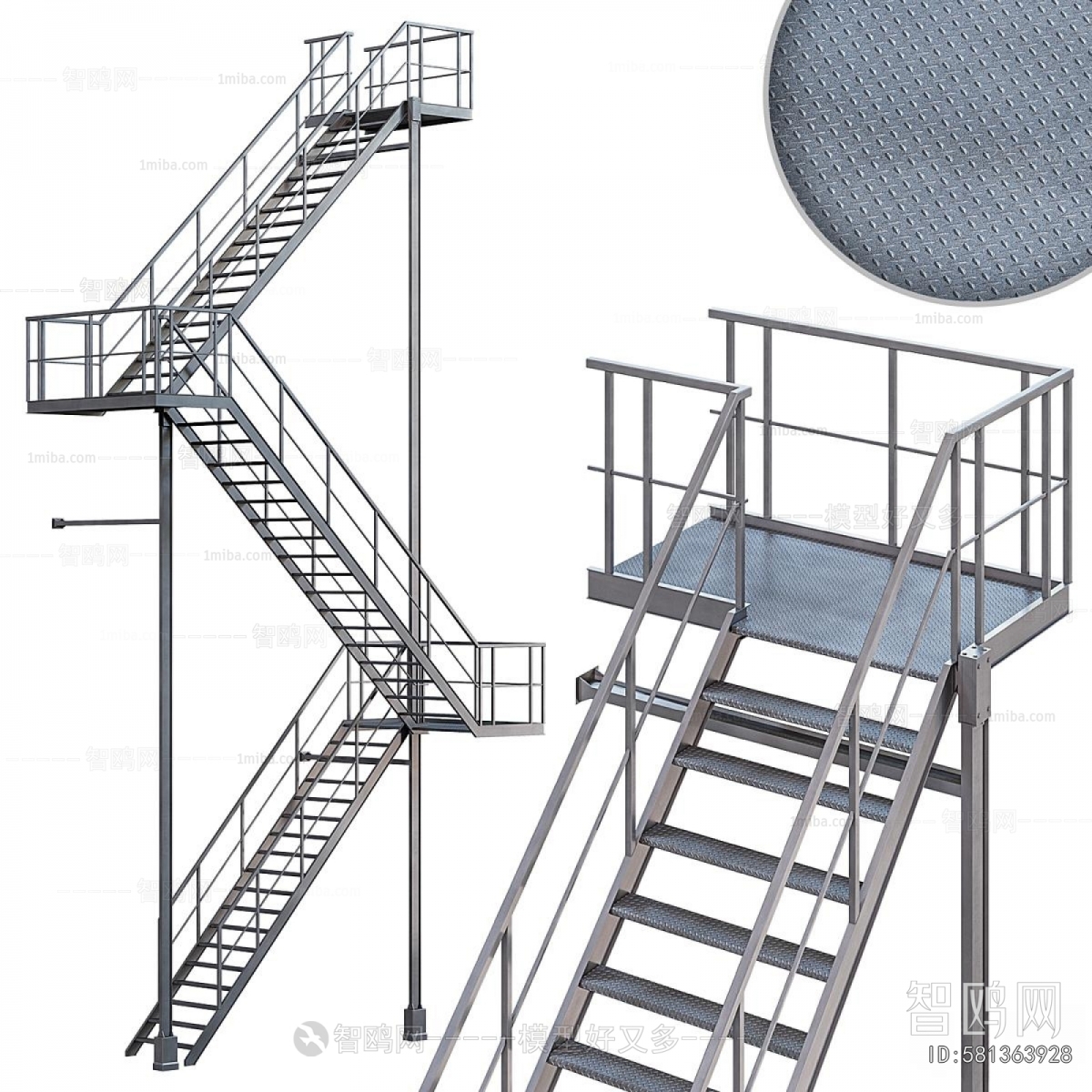 Industrial Style Staircase