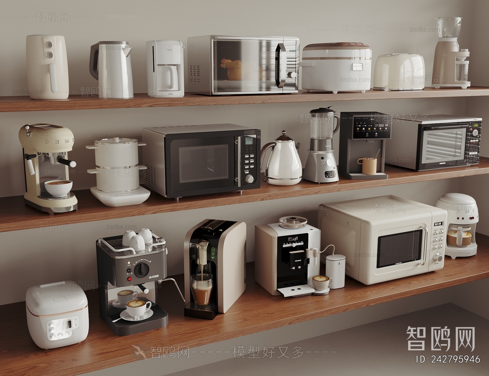 Modern Electric Kitchen Appliances
