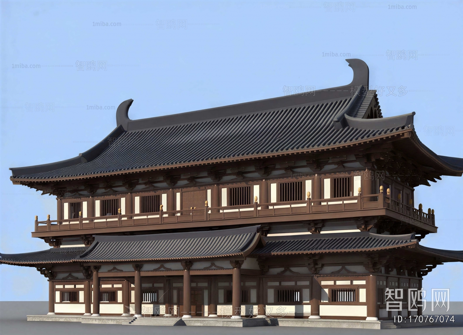 Chinese Style Ancient Architectural Buildings