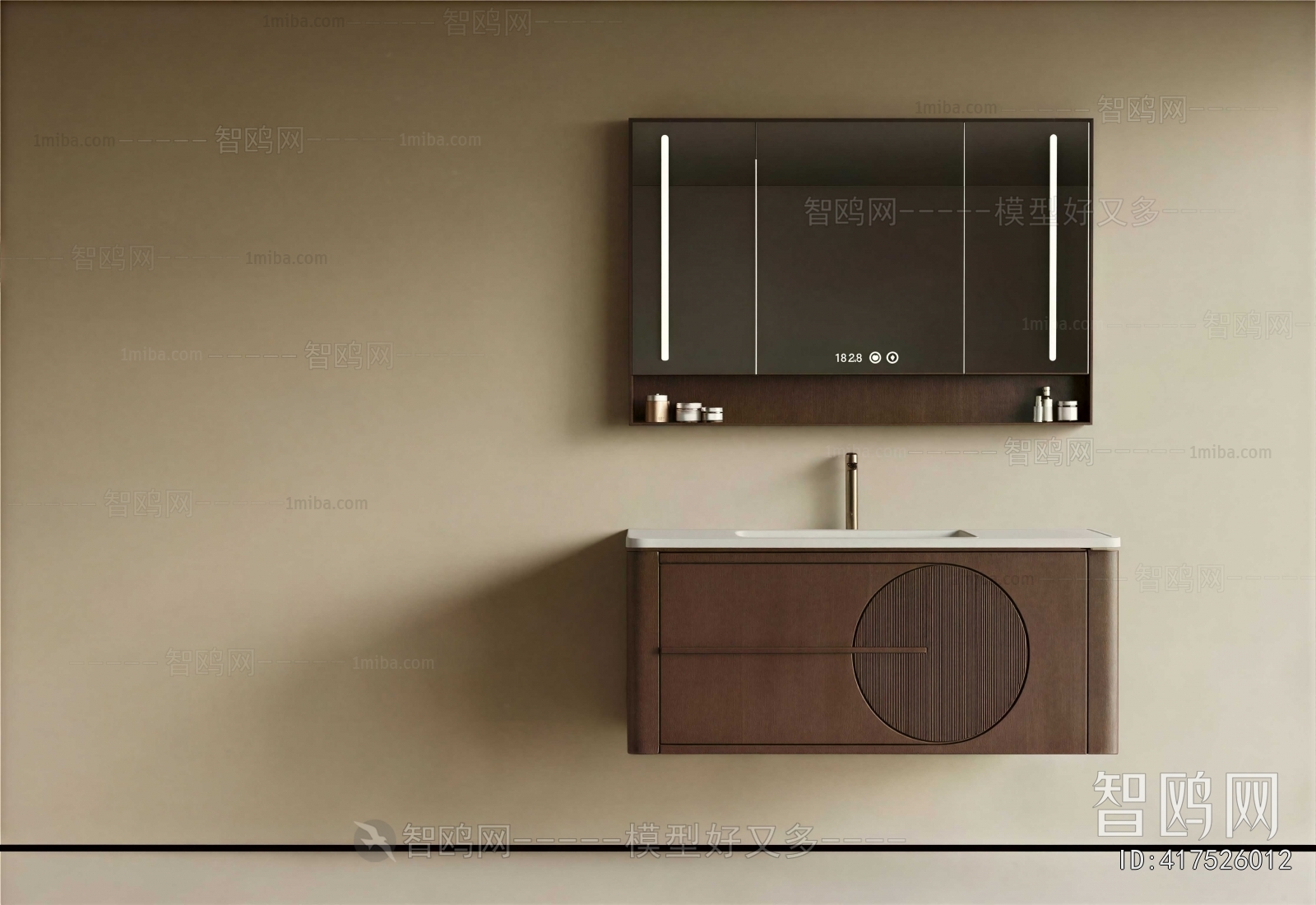 New Chinese Style Bathroom Cabinet