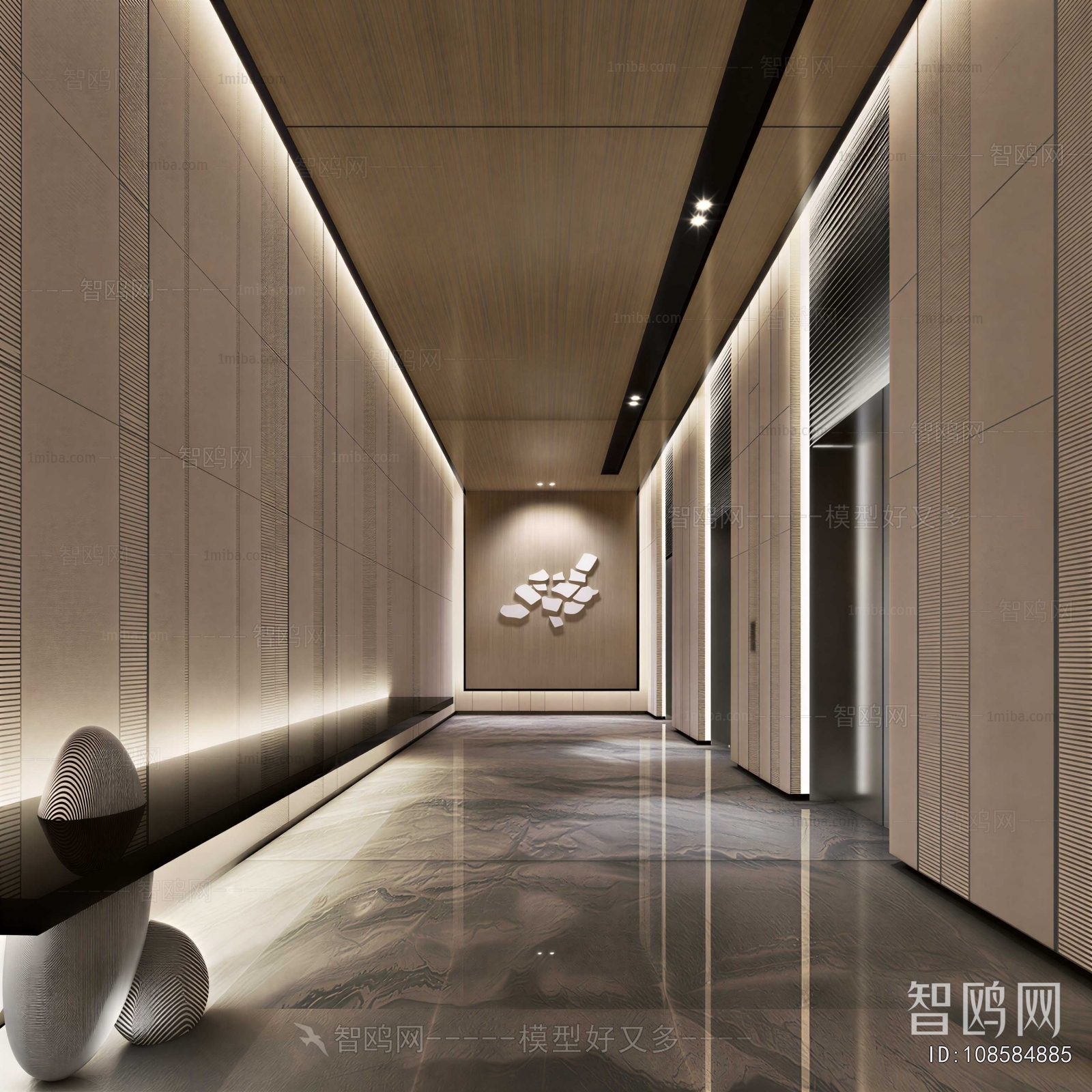 Modern Elevator Hall