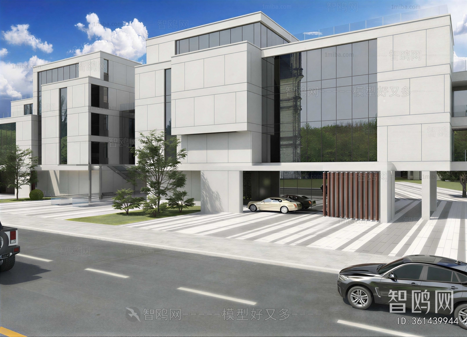 Modern Appearance Of Commercial Building